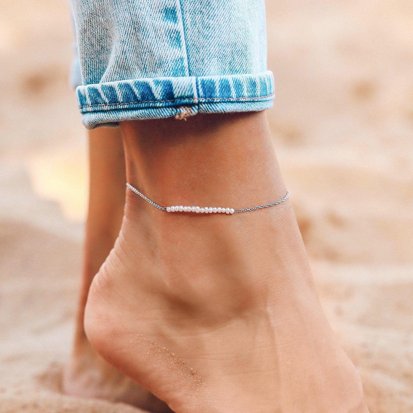 Freshwater Pearl Anklet - Image 3