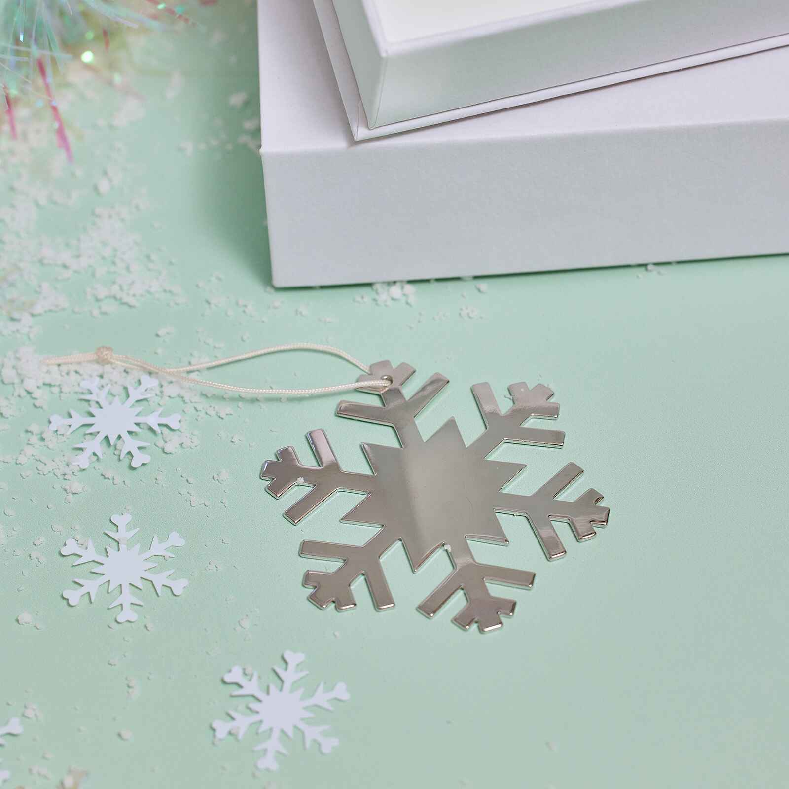 Engravable Snowflake Ornament - Image 4