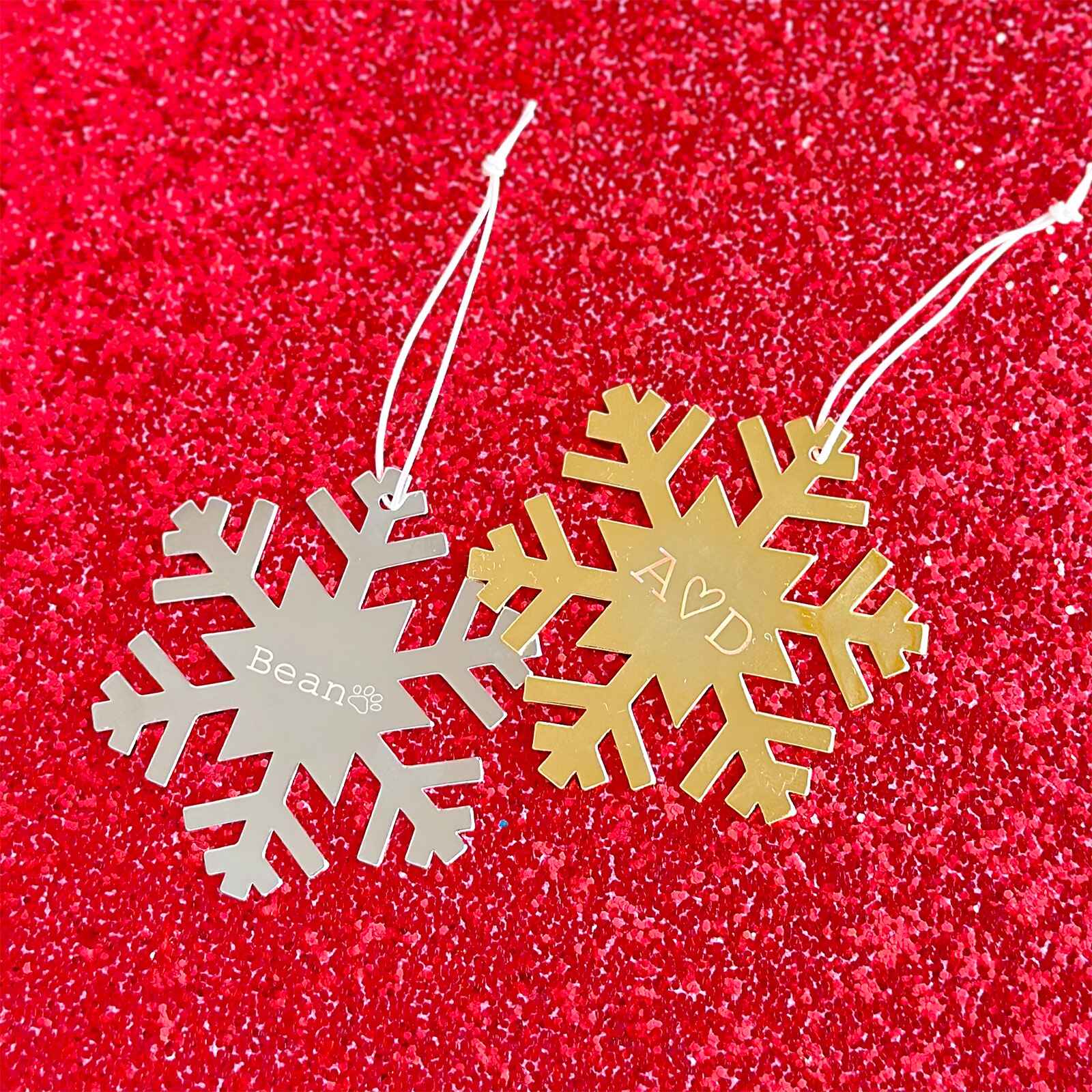 Engravable Snowflake Ornament - Image 6