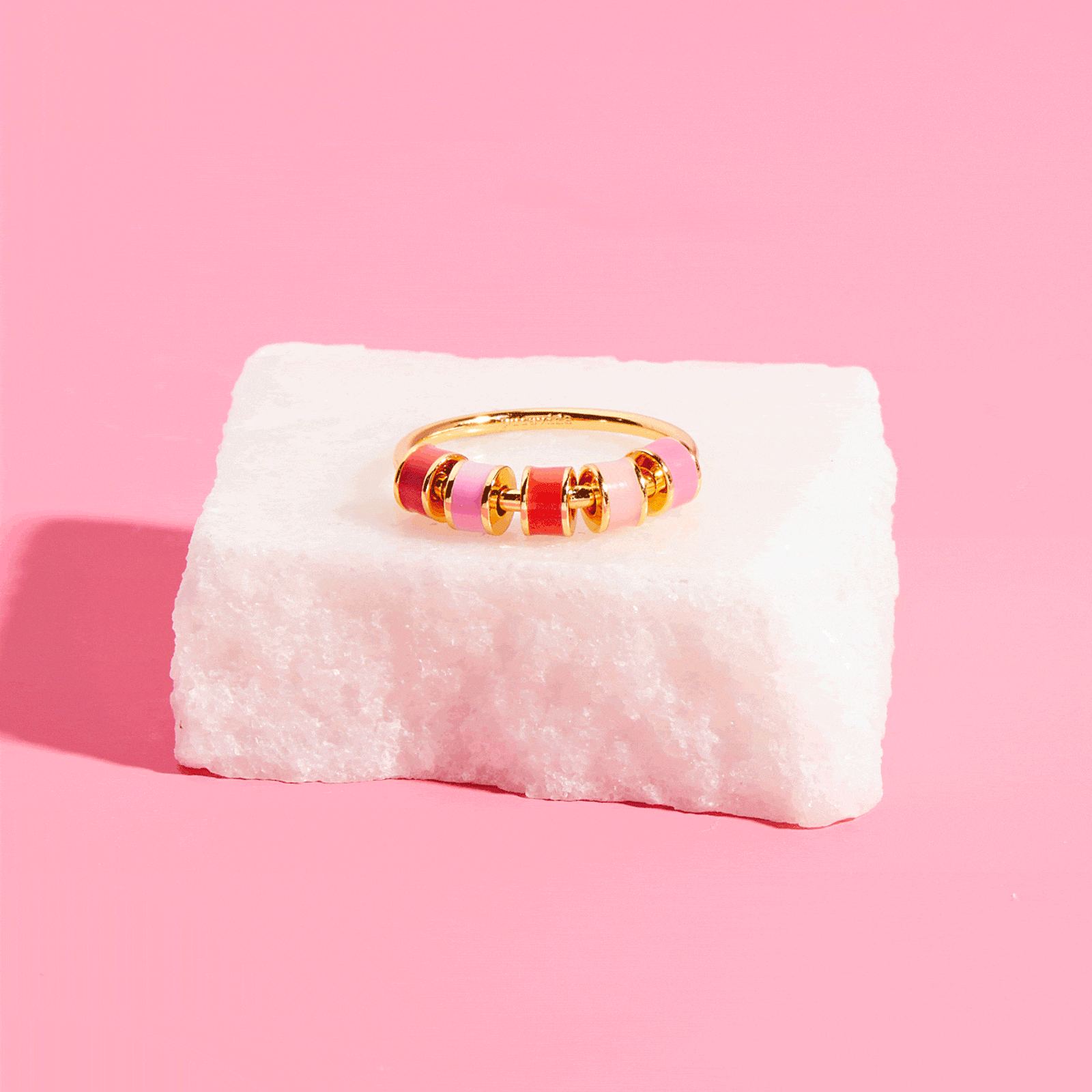 Enamel Bead Fidget Ring - Image 3