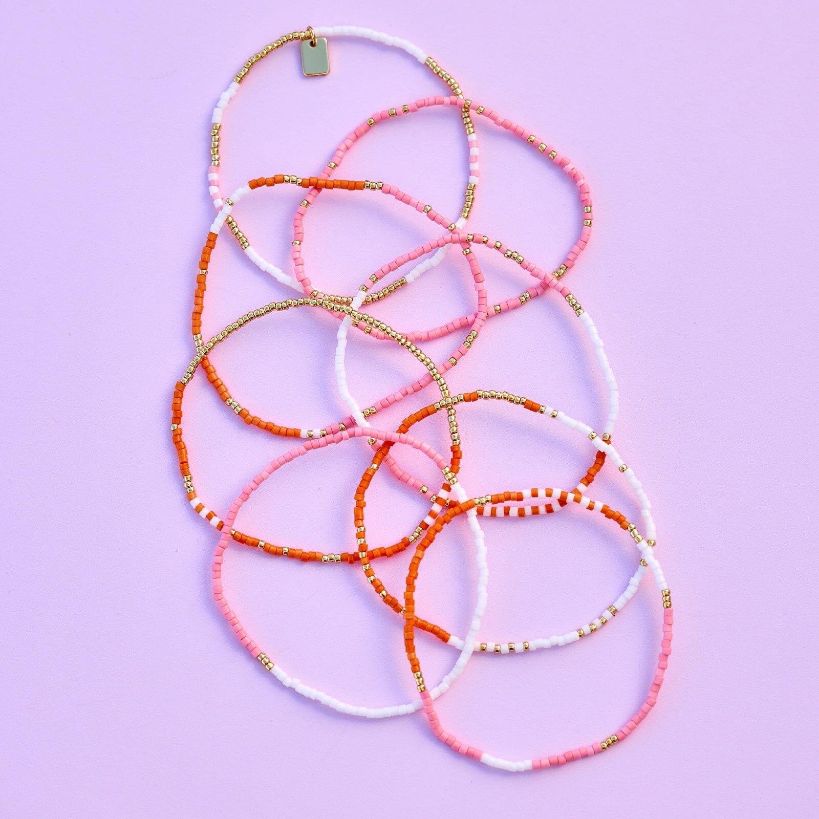 Warm Breeze Stretch Bracelet Set of 8 - Image 4
