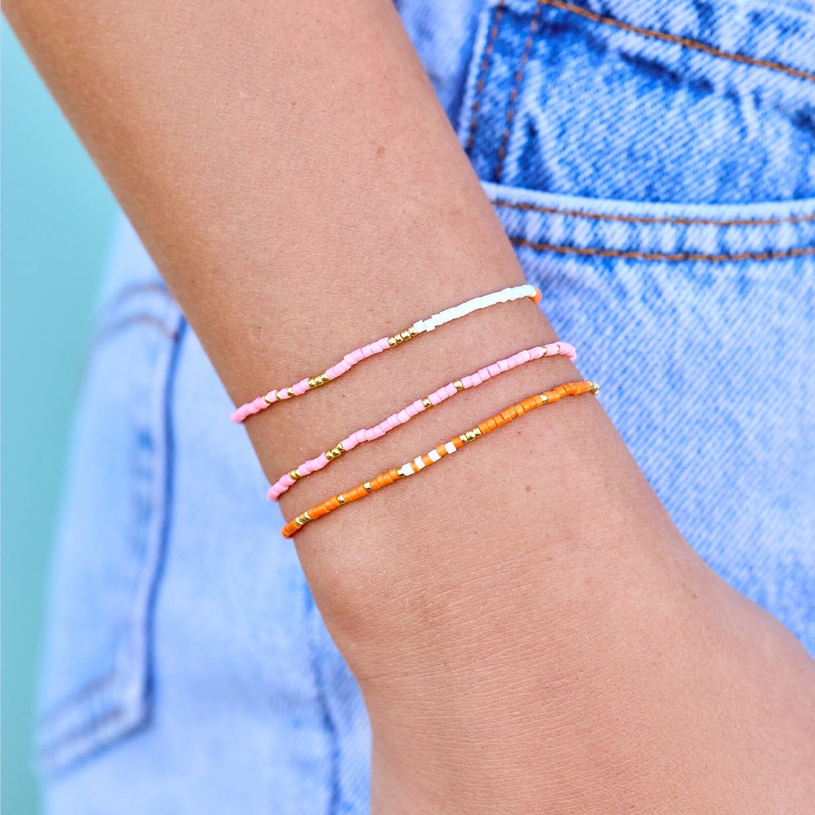 Warm Breeze Stretch Bracelet Set of 3 - Image 2