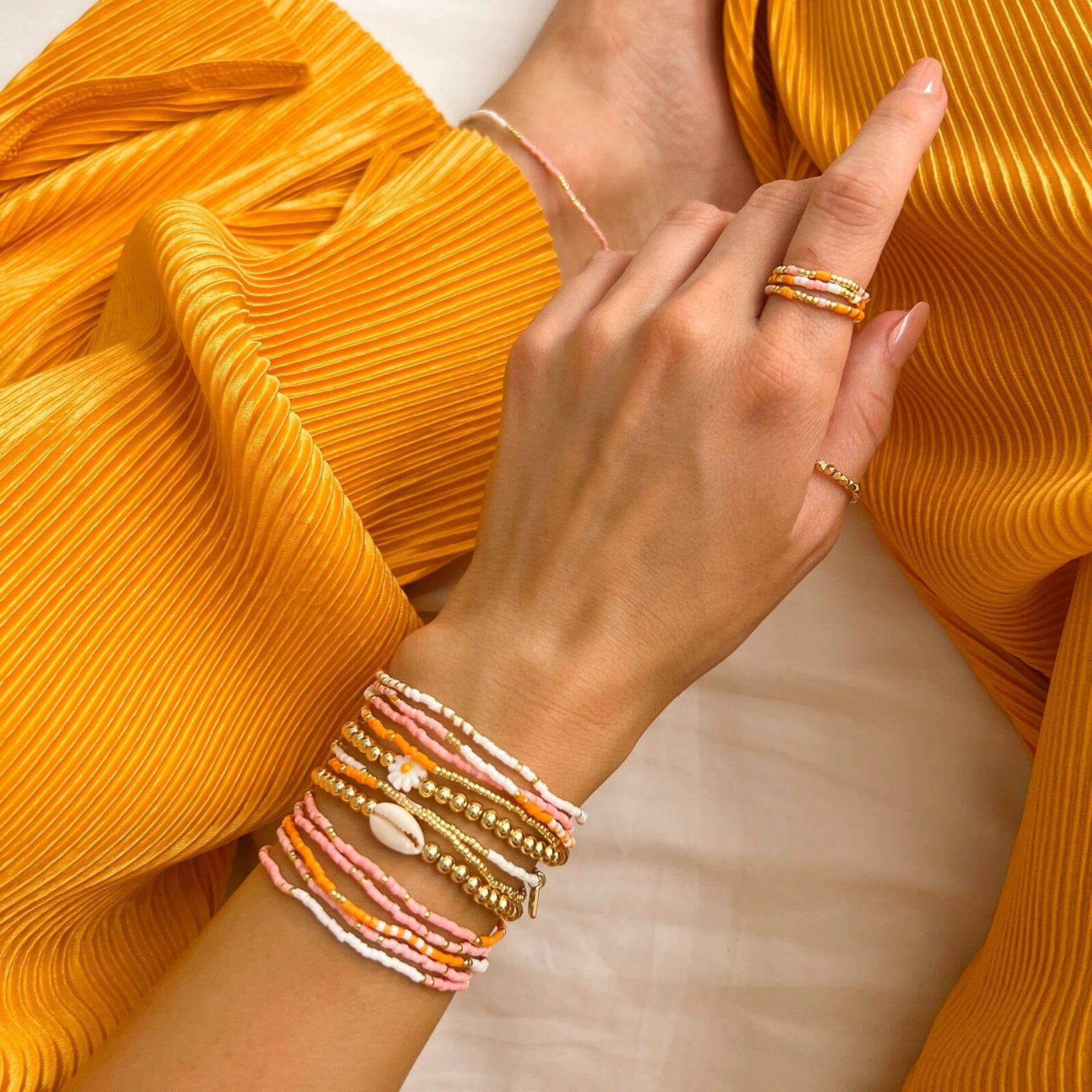 Warm Breeze Stretch Bracelet Set of 3 - Image 6