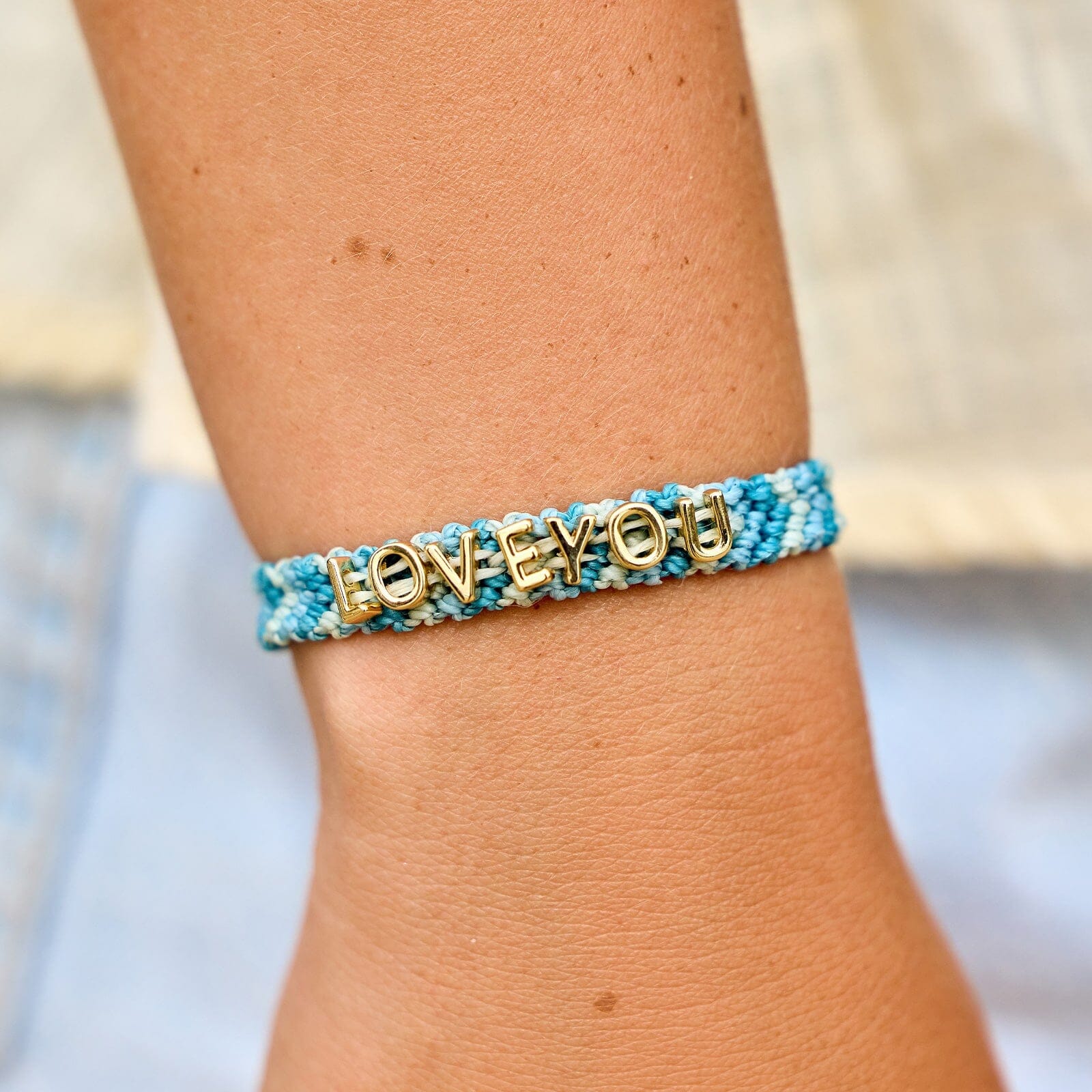 Bluebell Woven Chevron Bracelet - Image 2