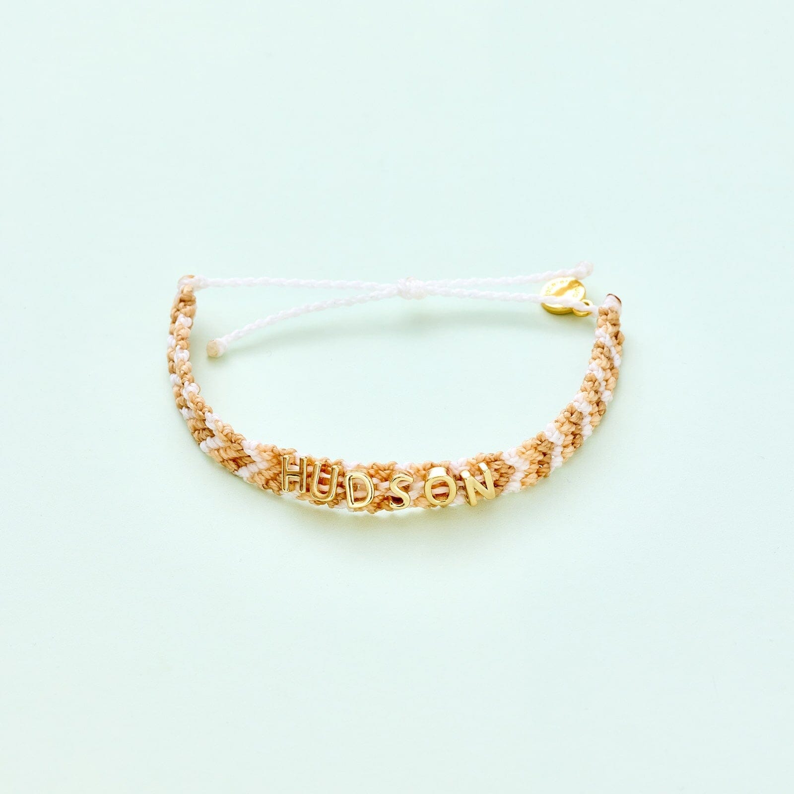 Neutral Woven Chevron Bracelet - Image 4