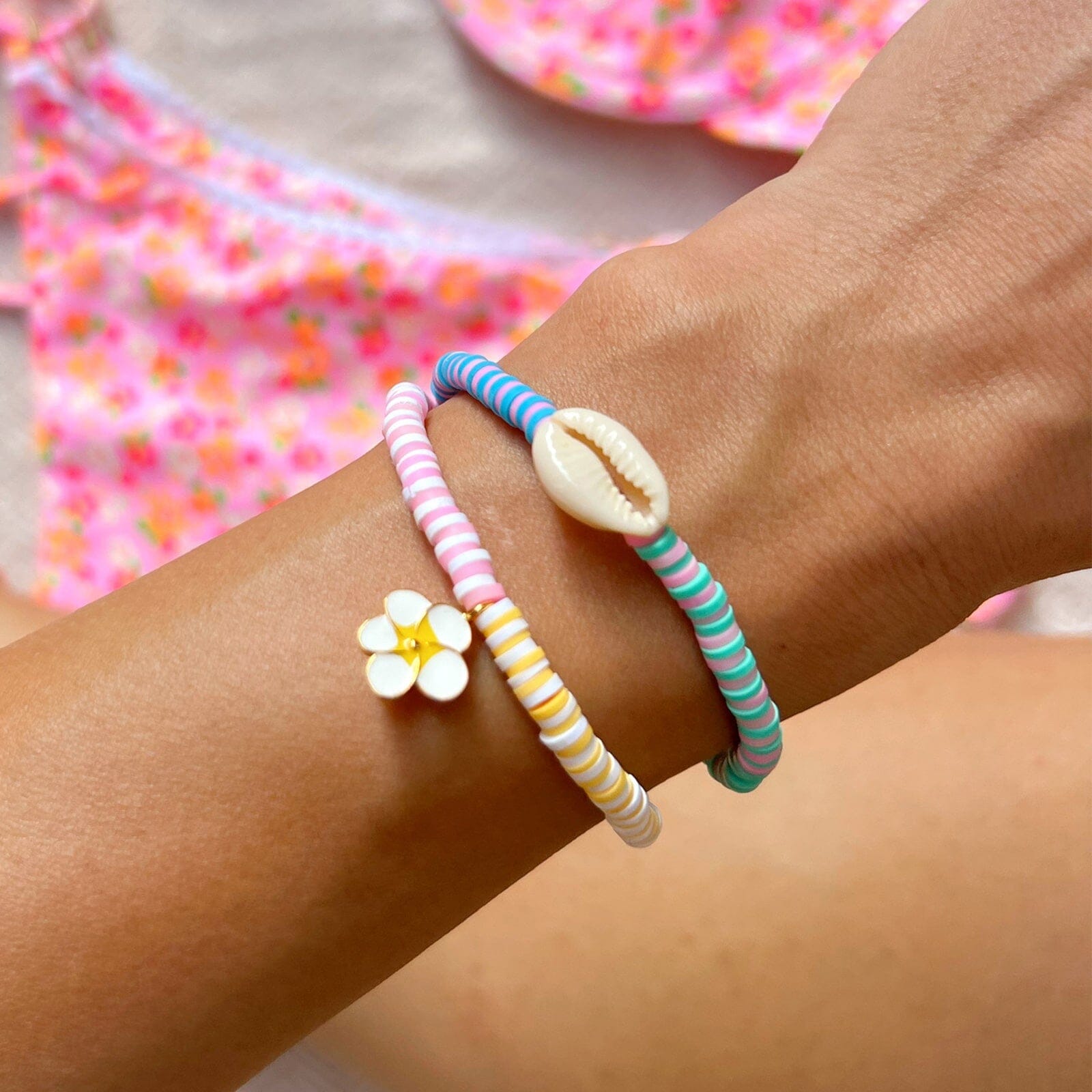Frangipani Stretch Bracelet - Image 2