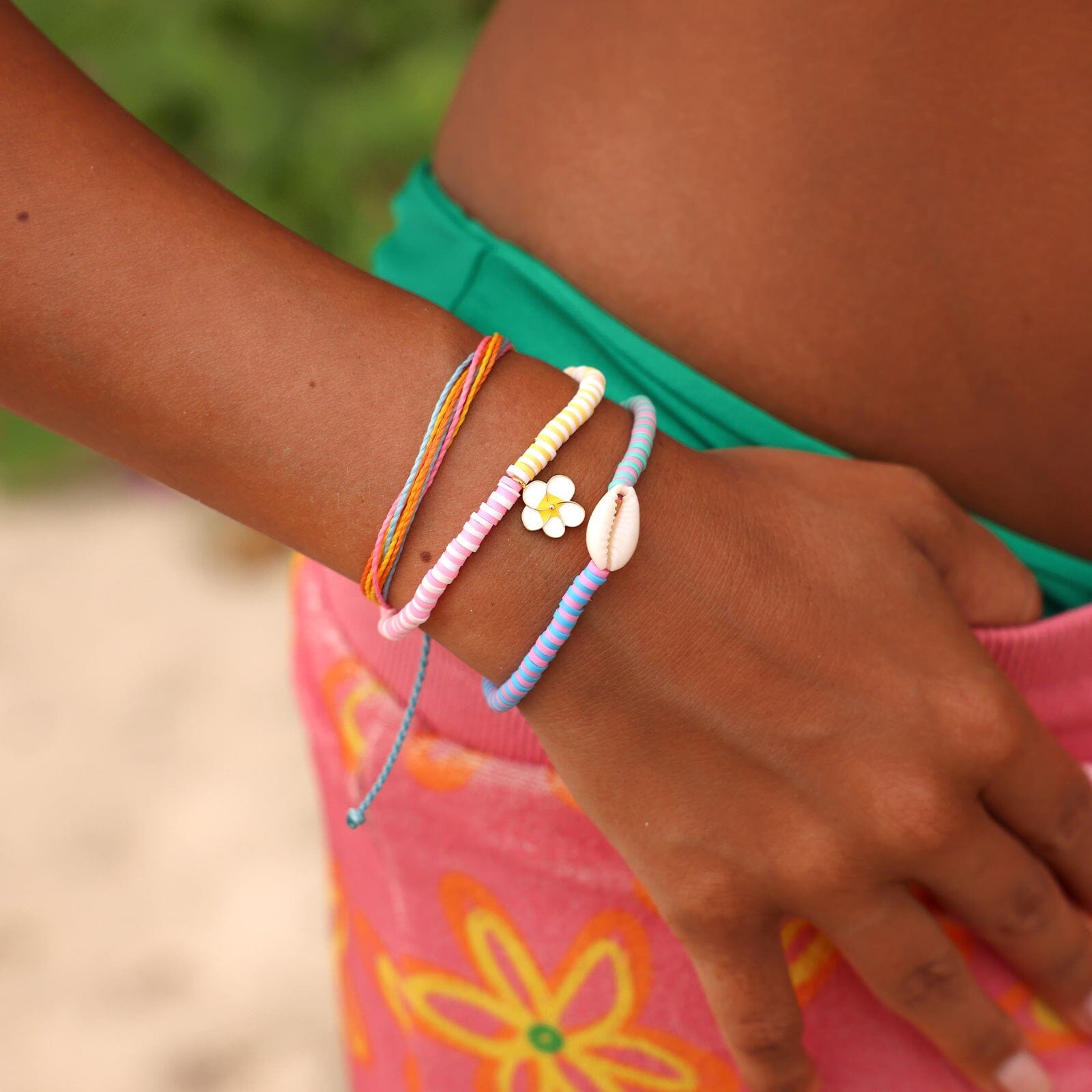 Frangipani Stretch Bracelet - Image 7