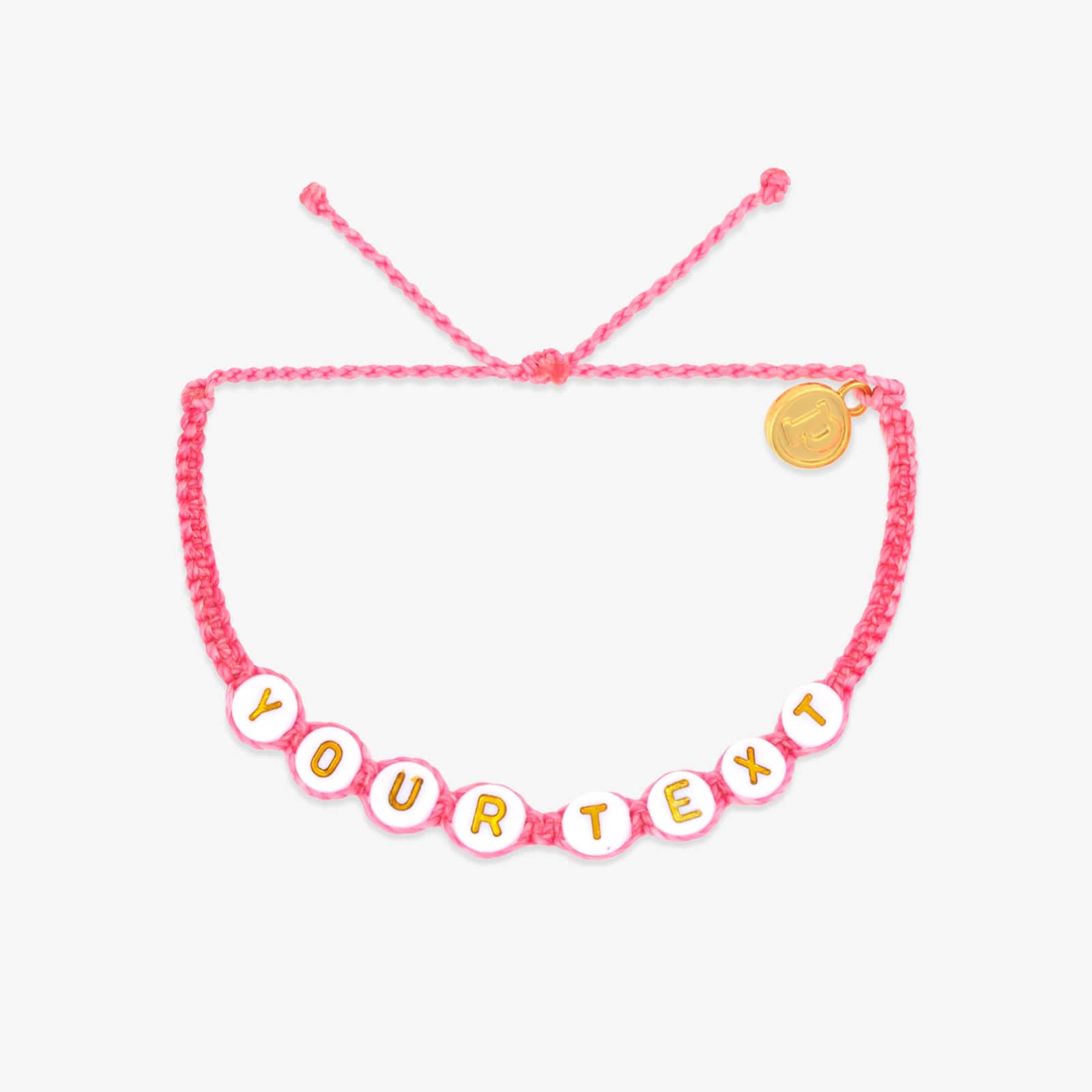 White Alphabet Bead Bracelet - Image 18