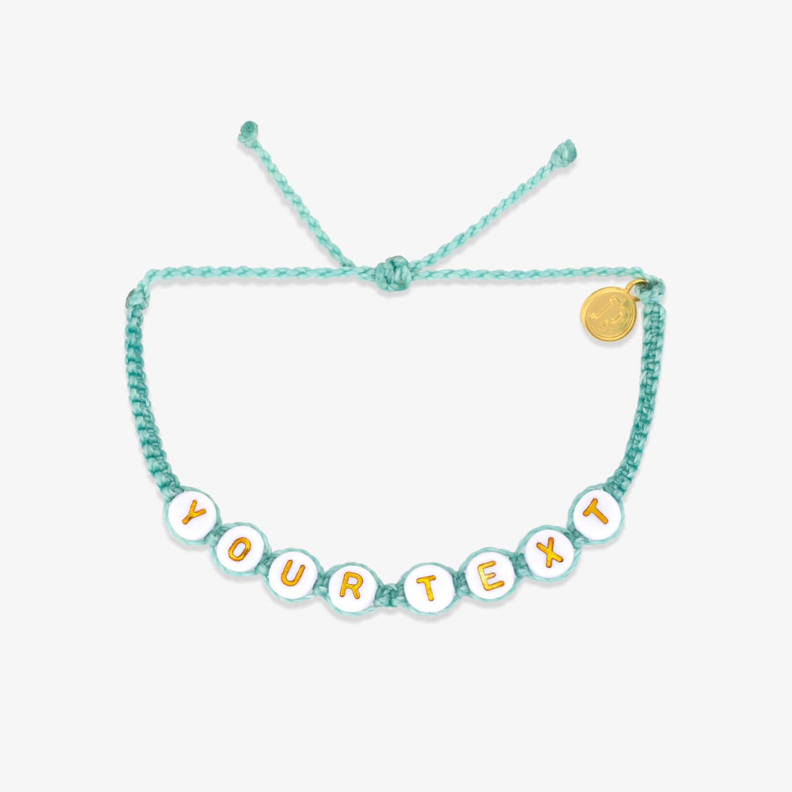 White Alphabet Bead Bracelet - Image 20