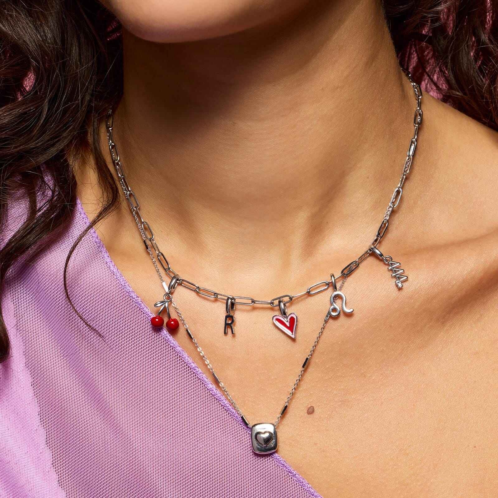 Harper Abstract Heart Charm - Image 6