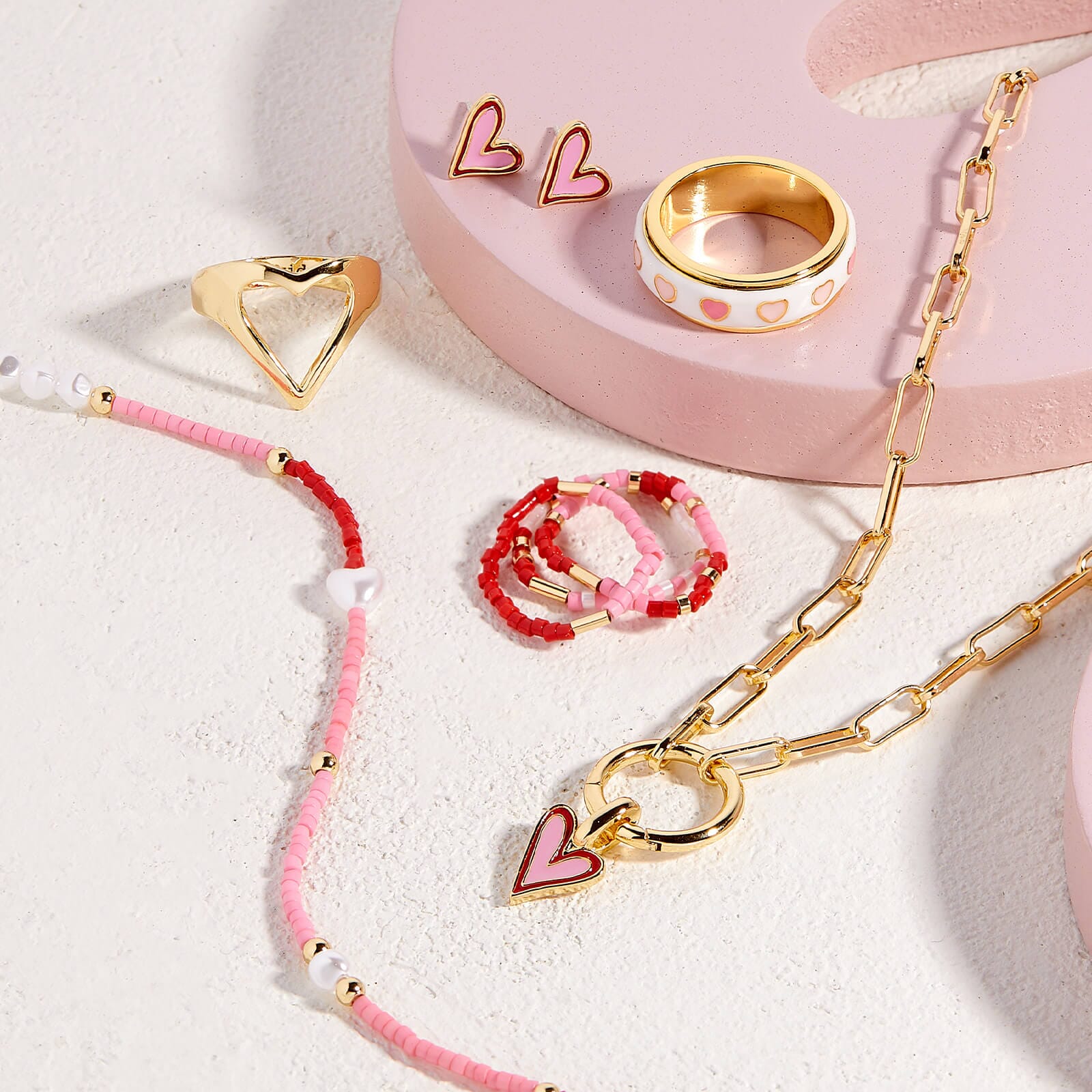 Harper Abstract Heart Charm - Image 7