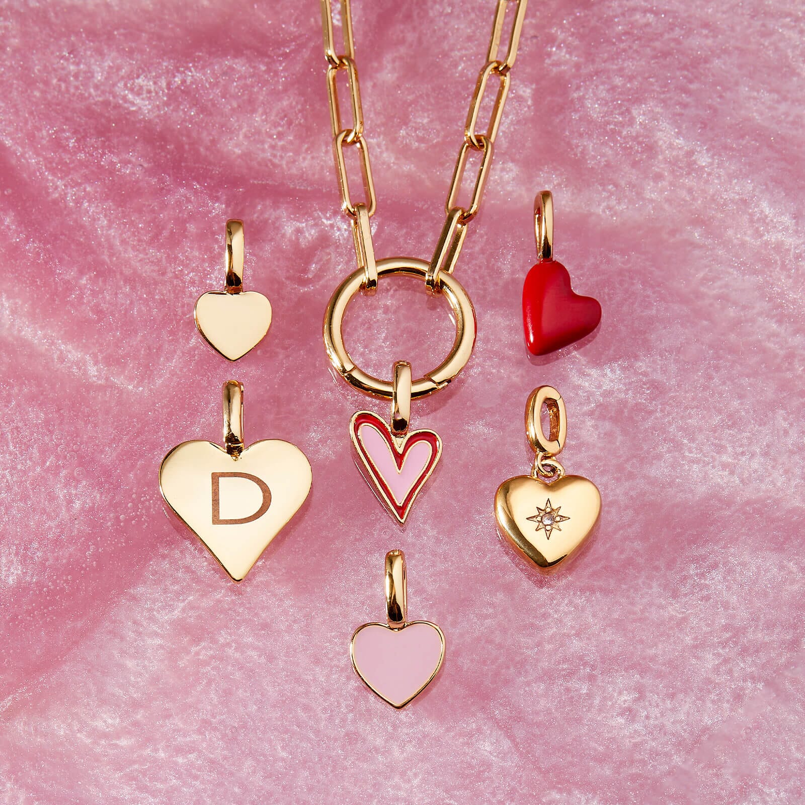 Harper Abstract Heart Charm - Image 8