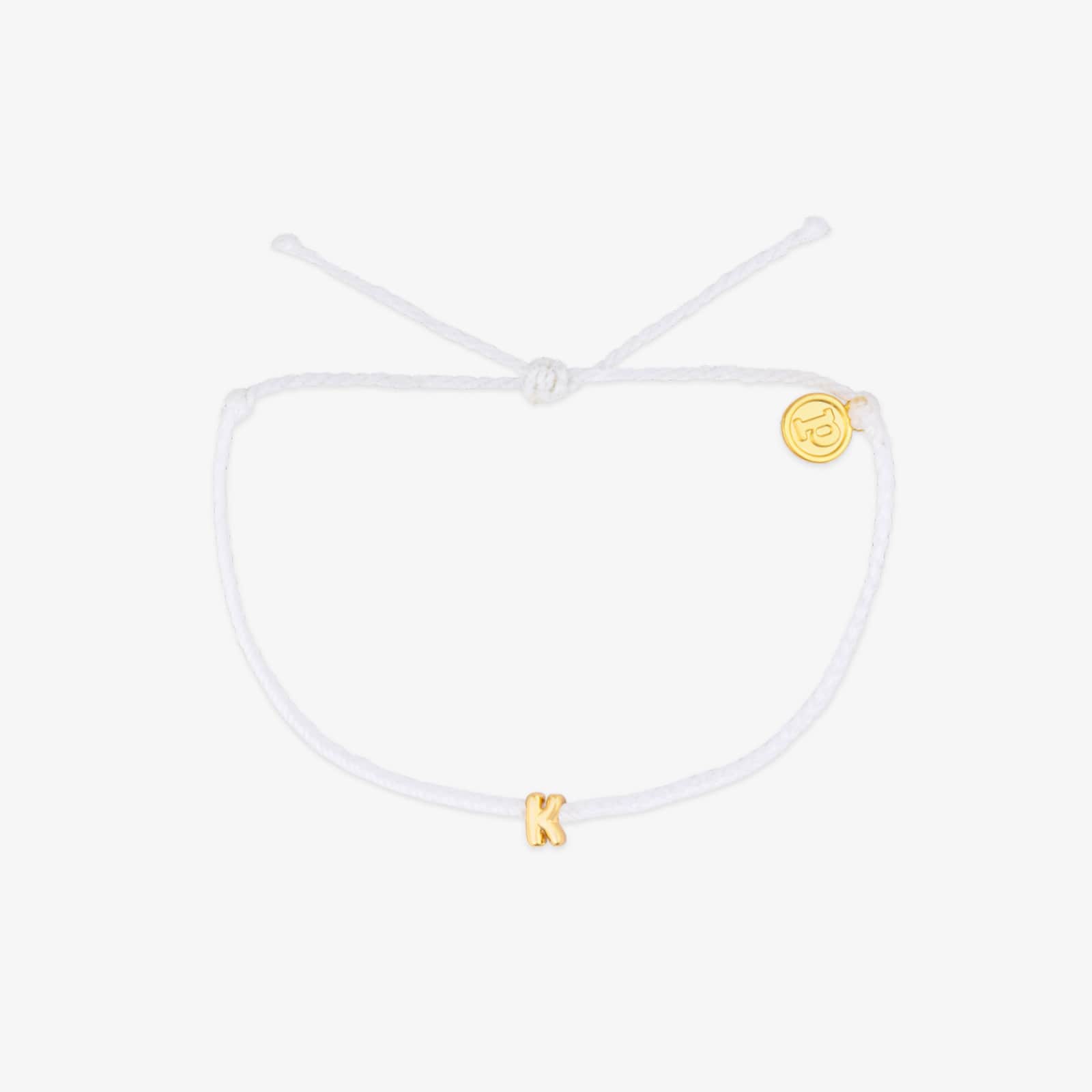 White Alphabet Bubble Charm Bracelet - Image 11