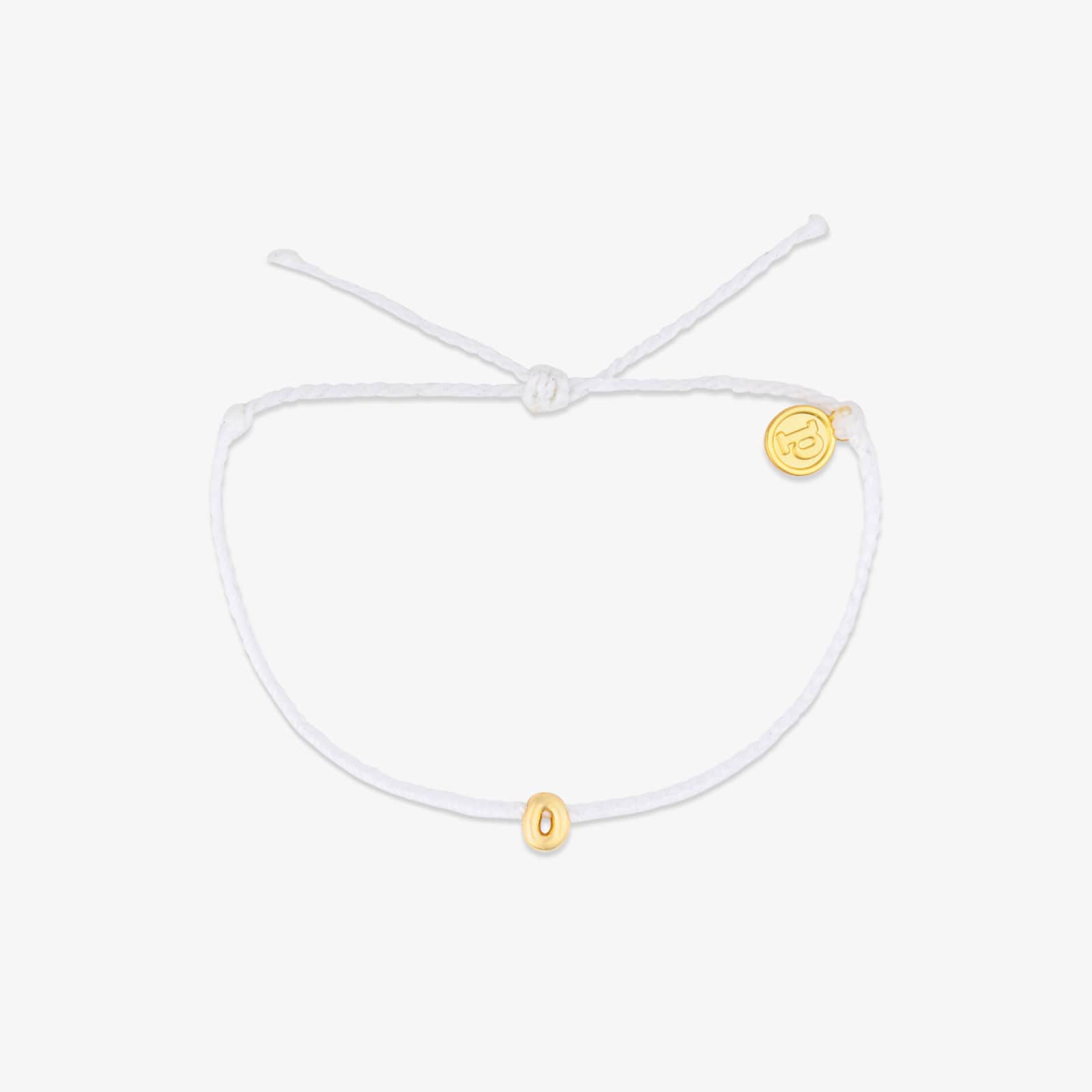 White Alphabet Bubble Charm Bracelet - Image 12