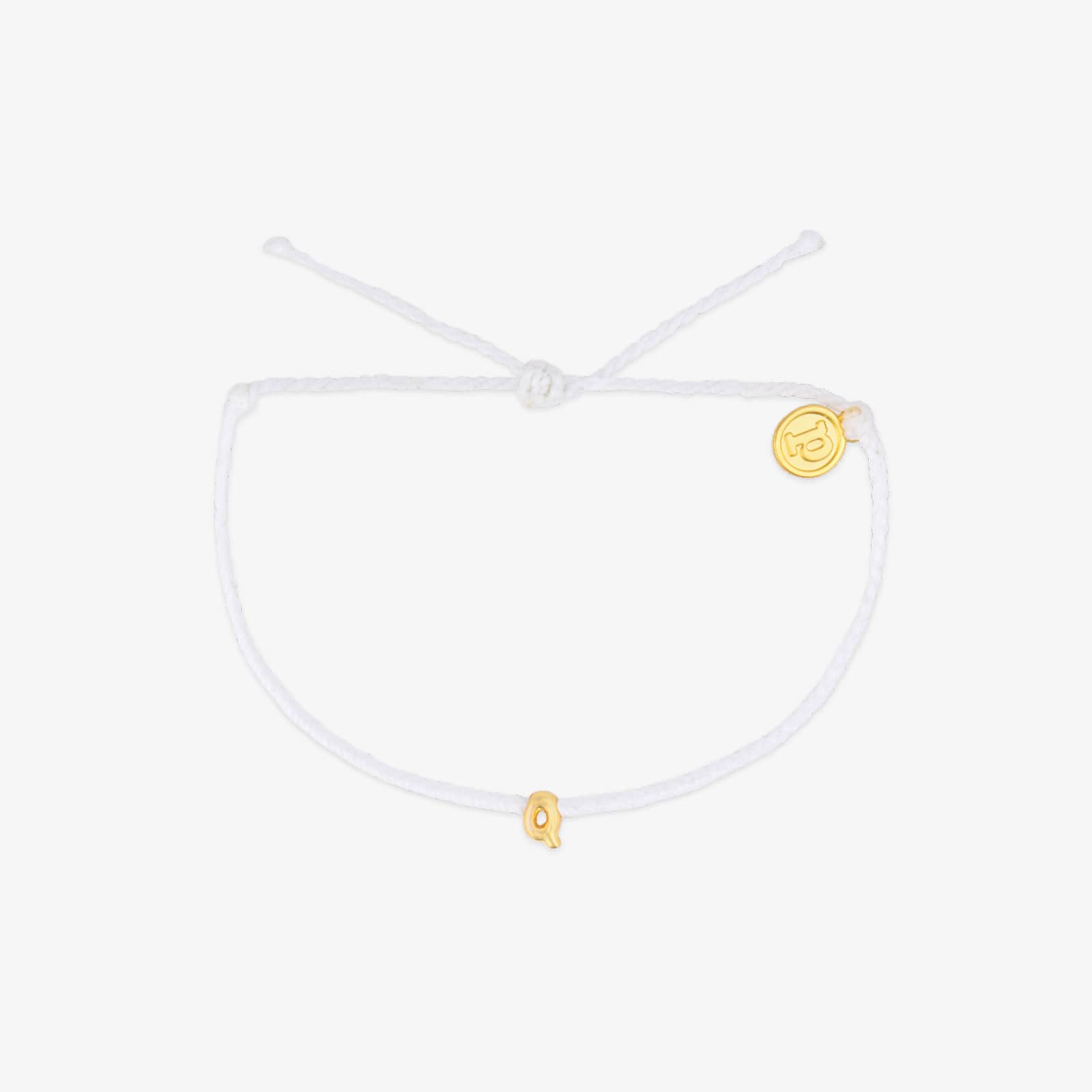 White Alphabet Bubble Charm Bracelet - Image 14