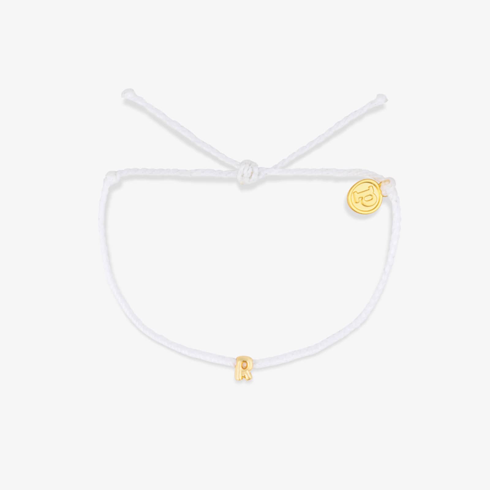 White Alphabet Bubble Charm Bracelet - Image 15