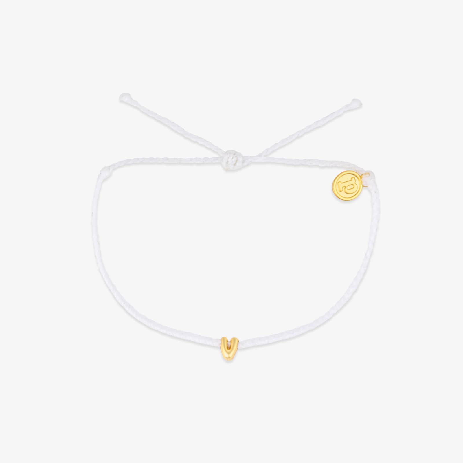 White Alphabet Bubble Charm Bracelet - Image 19
