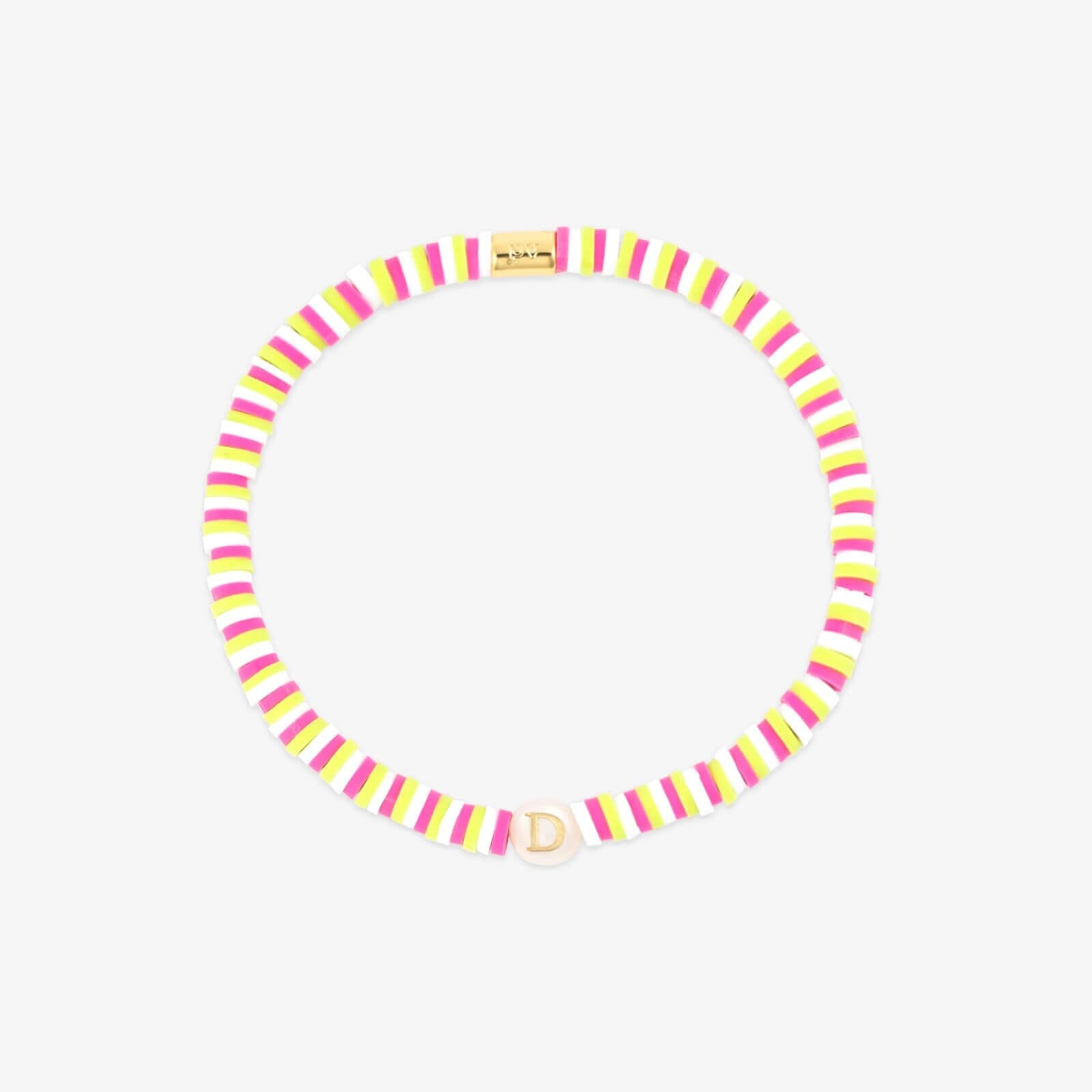 Raspberry Alphabet Stretch Bracelet - Image 8