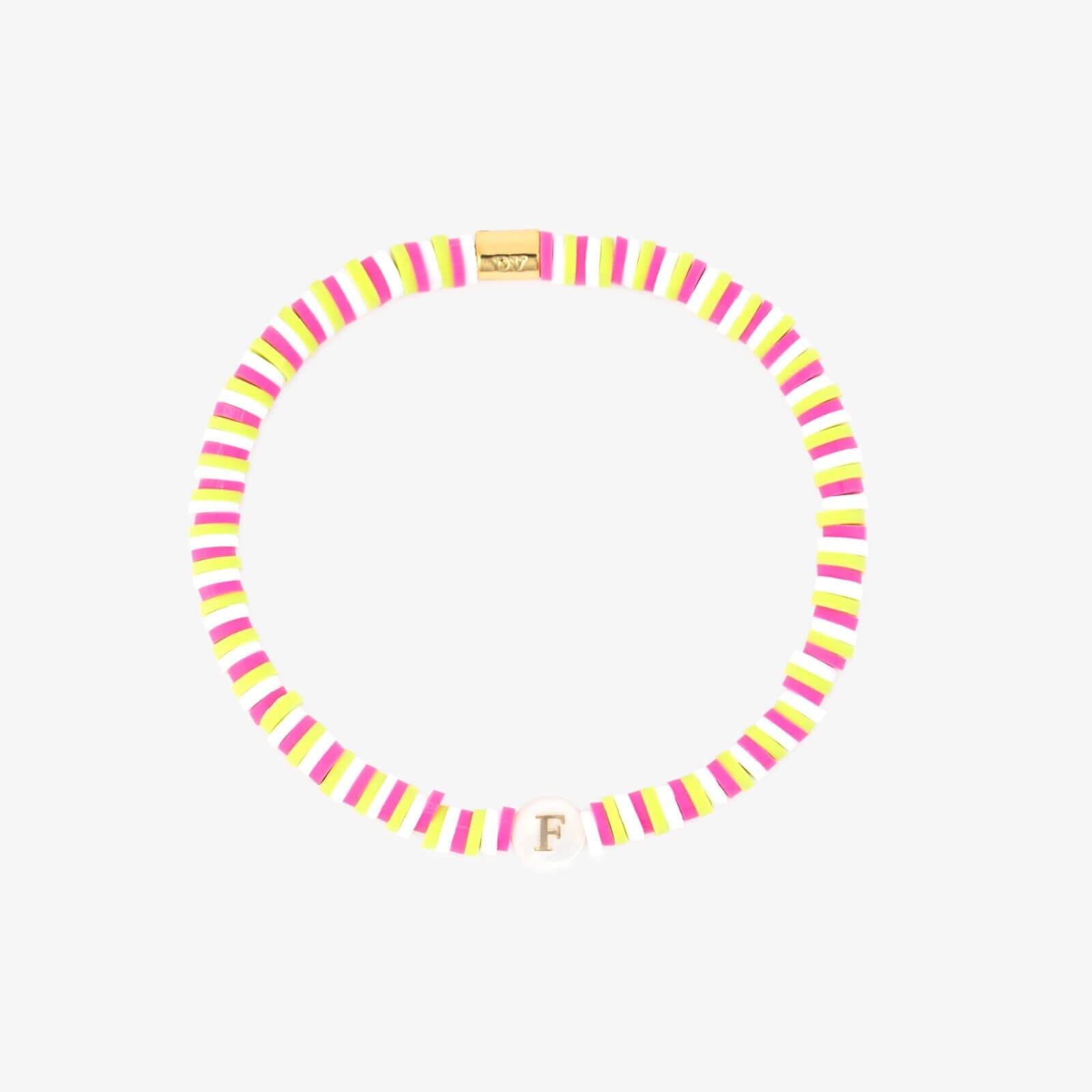 Raspberry Alphabet Stretch Bracelet - Image 10