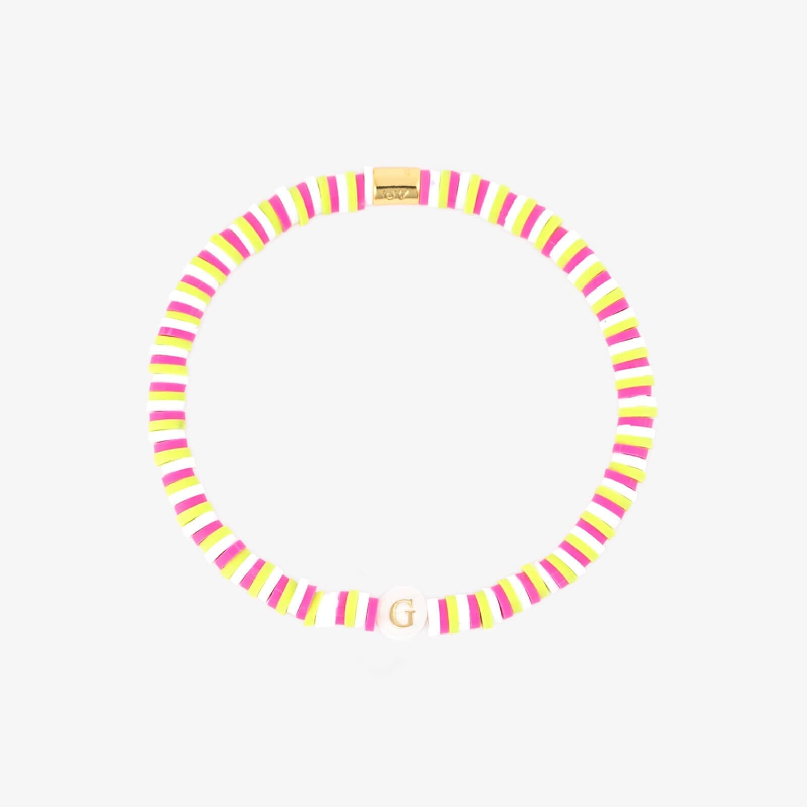 Raspberry Alphabet Stretch Bracelet - Image 11