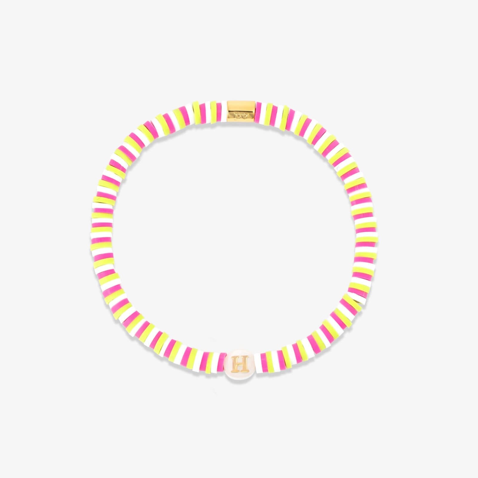 Raspberry Alphabet Stretch Bracelet - Image 12