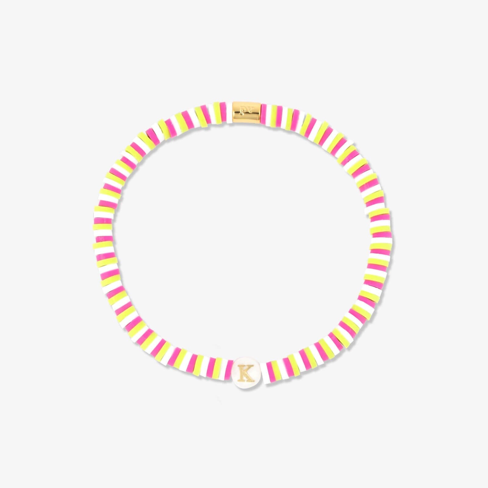Raspberry Alphabet Stretch Bracelet - Image 15