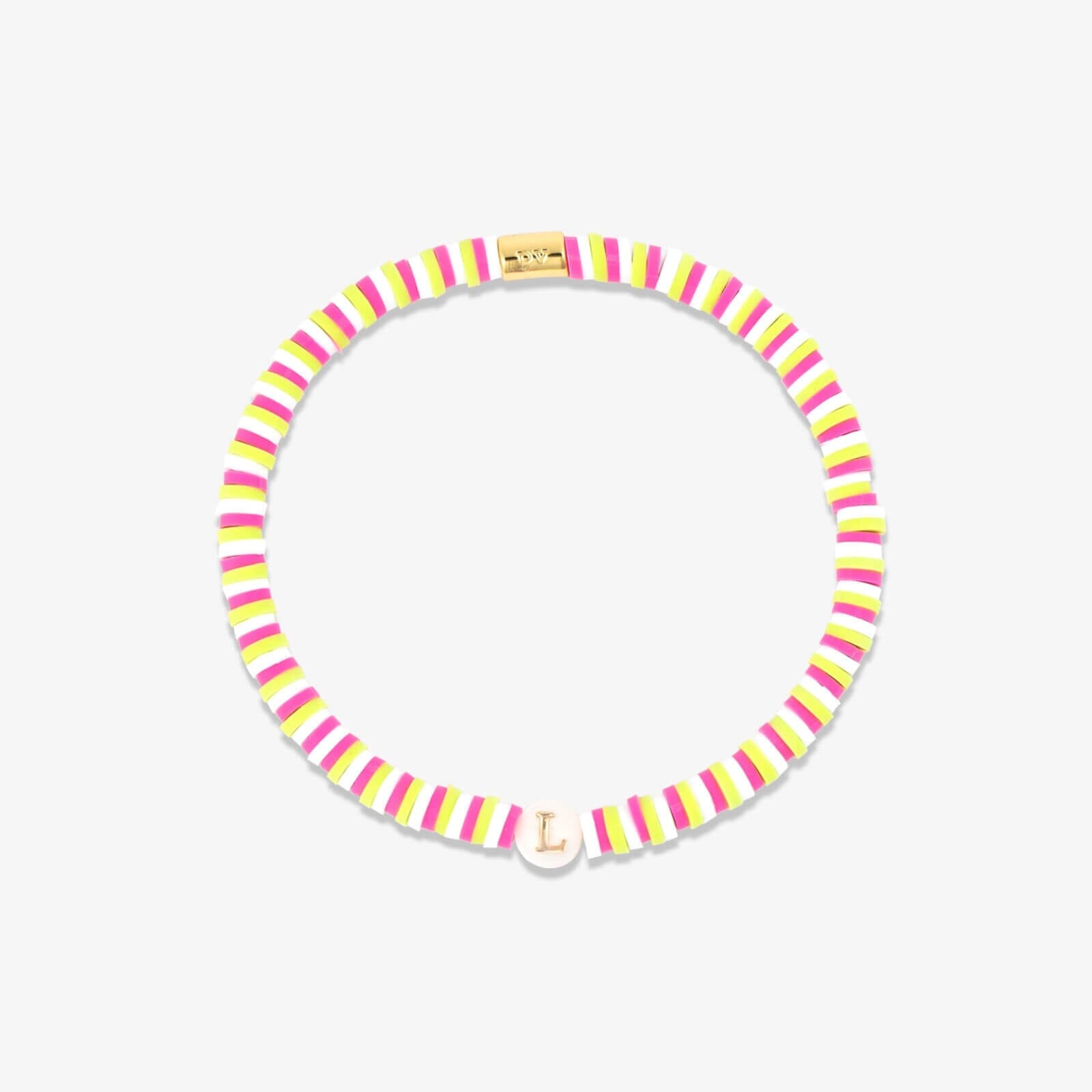Raspberry Alphabet Stretch Bracelet - Image 16
