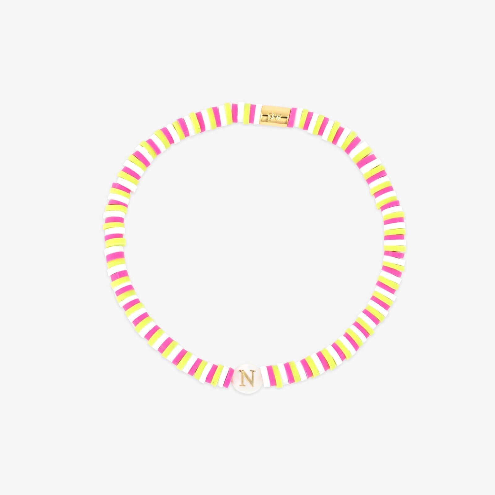 Raspberry Alphabet Stretch Bracelet - Image 18