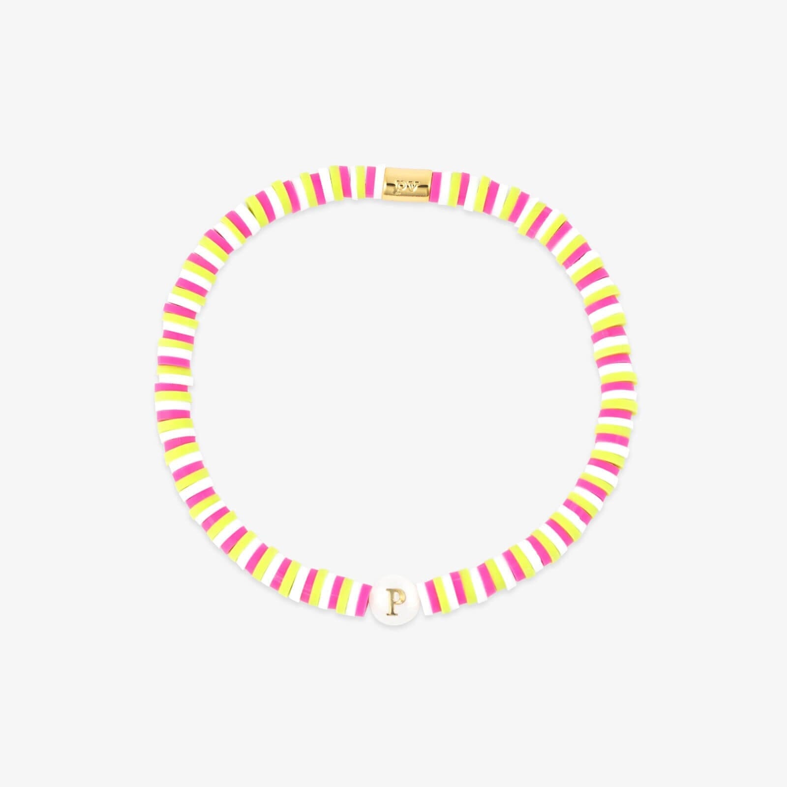 Raspberry Alphabet Stretch Bracelet - Image 20