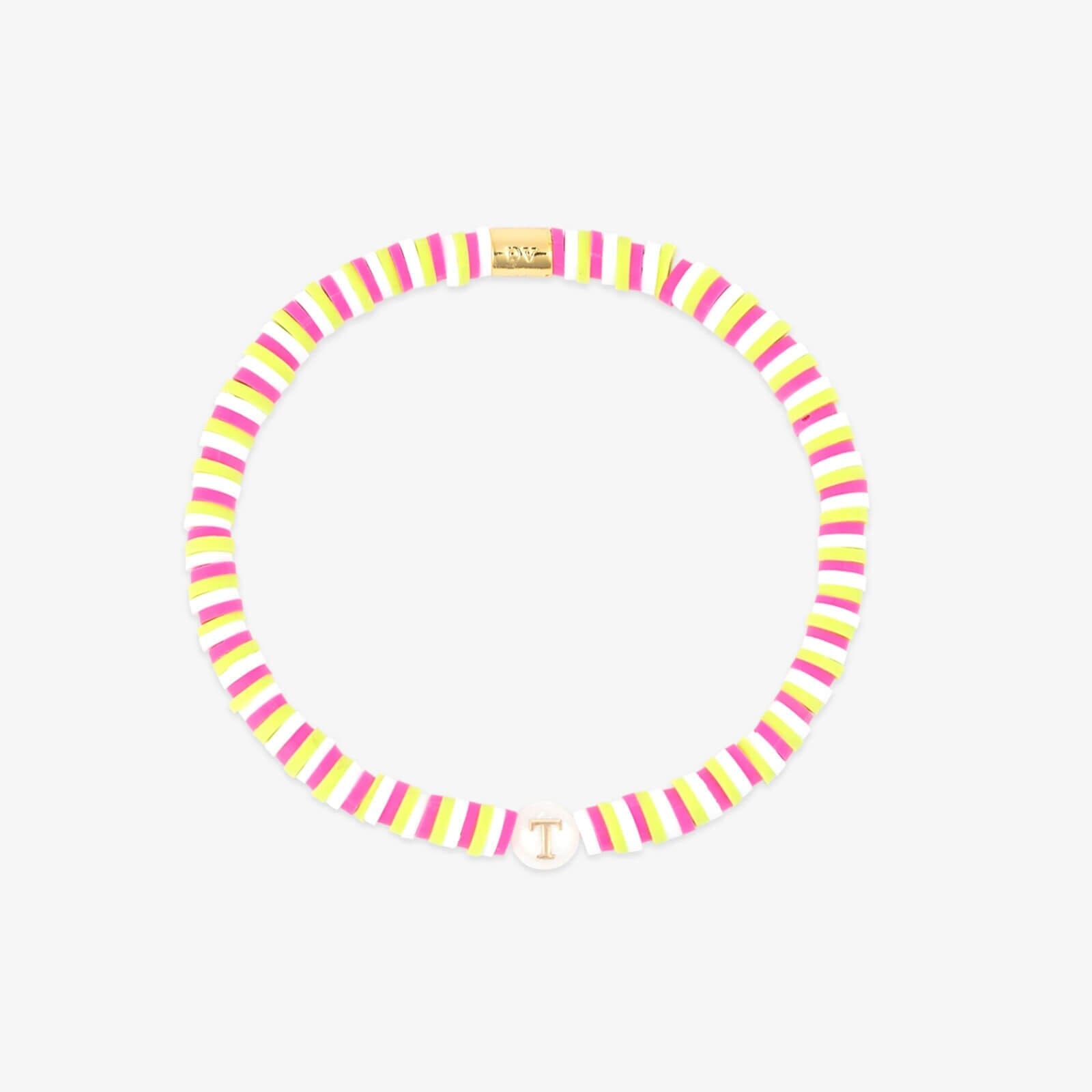 Raspberry Alphabet Stretch Bracelet - Image 24