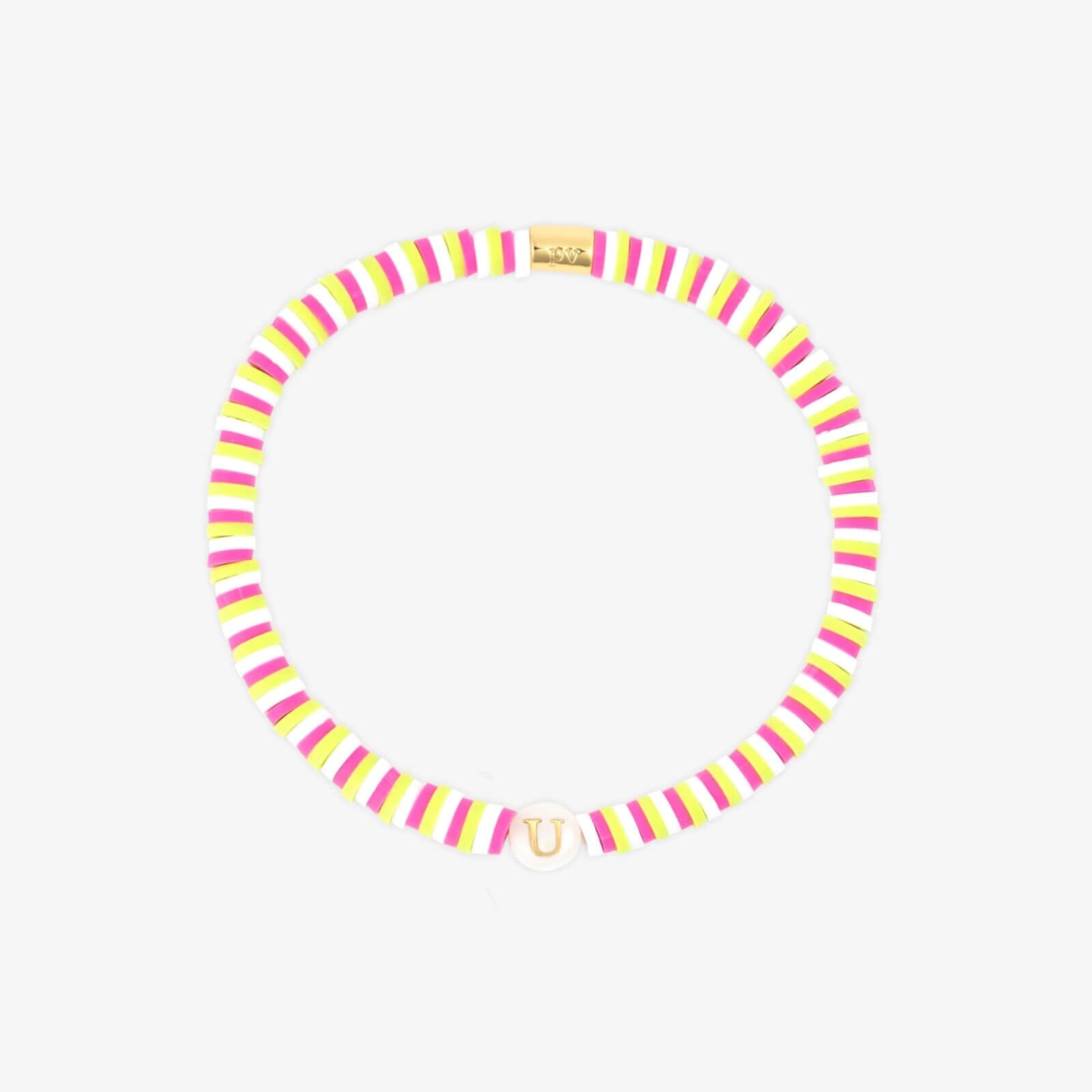 Raspberry Alphabet Stretch Bracelet - Image 25
