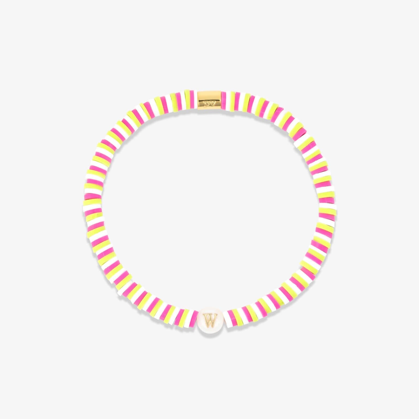 Raspberry Alphabet Stretch Bracelet - Image 27