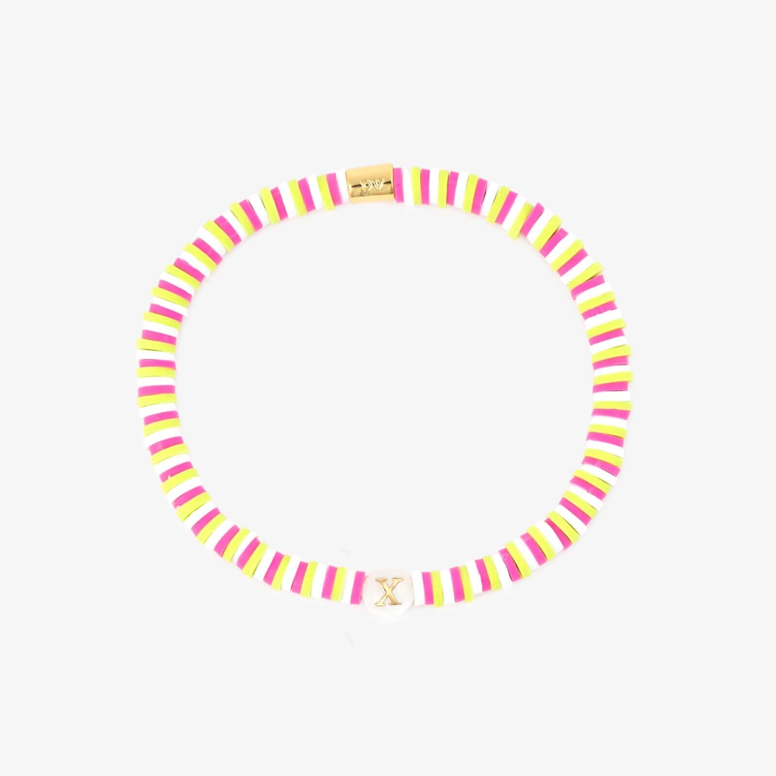 Raspberry Alphabet Stretch Bracelet - Image 28