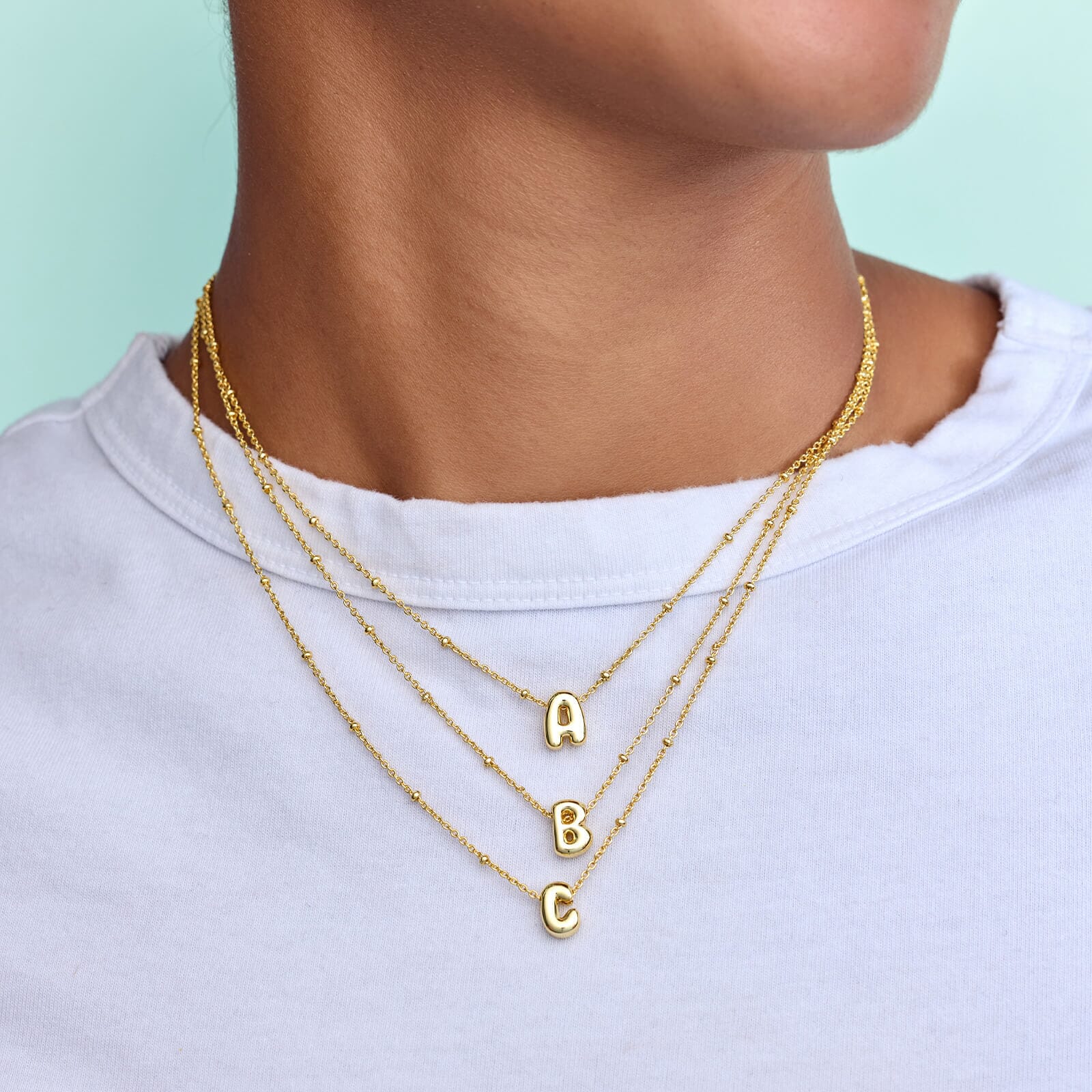 Alphabet Satellite Chain Choker - Image 2