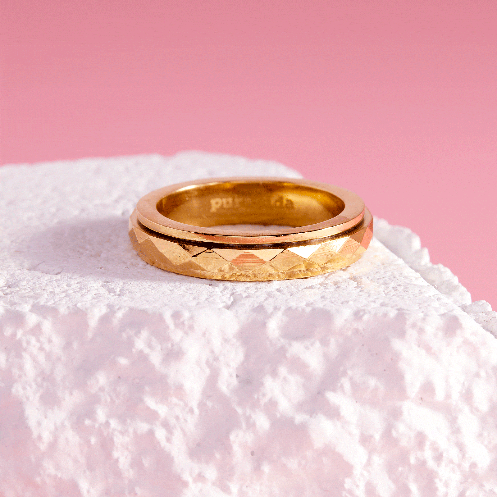 Diamond Cut Fidget Ring - Image 4