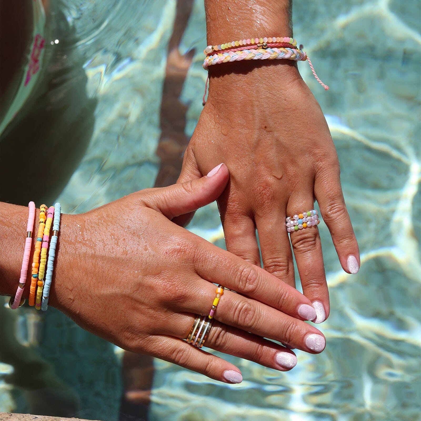 Pippa Pearl Stretch Ring 3 Pack - Image 6