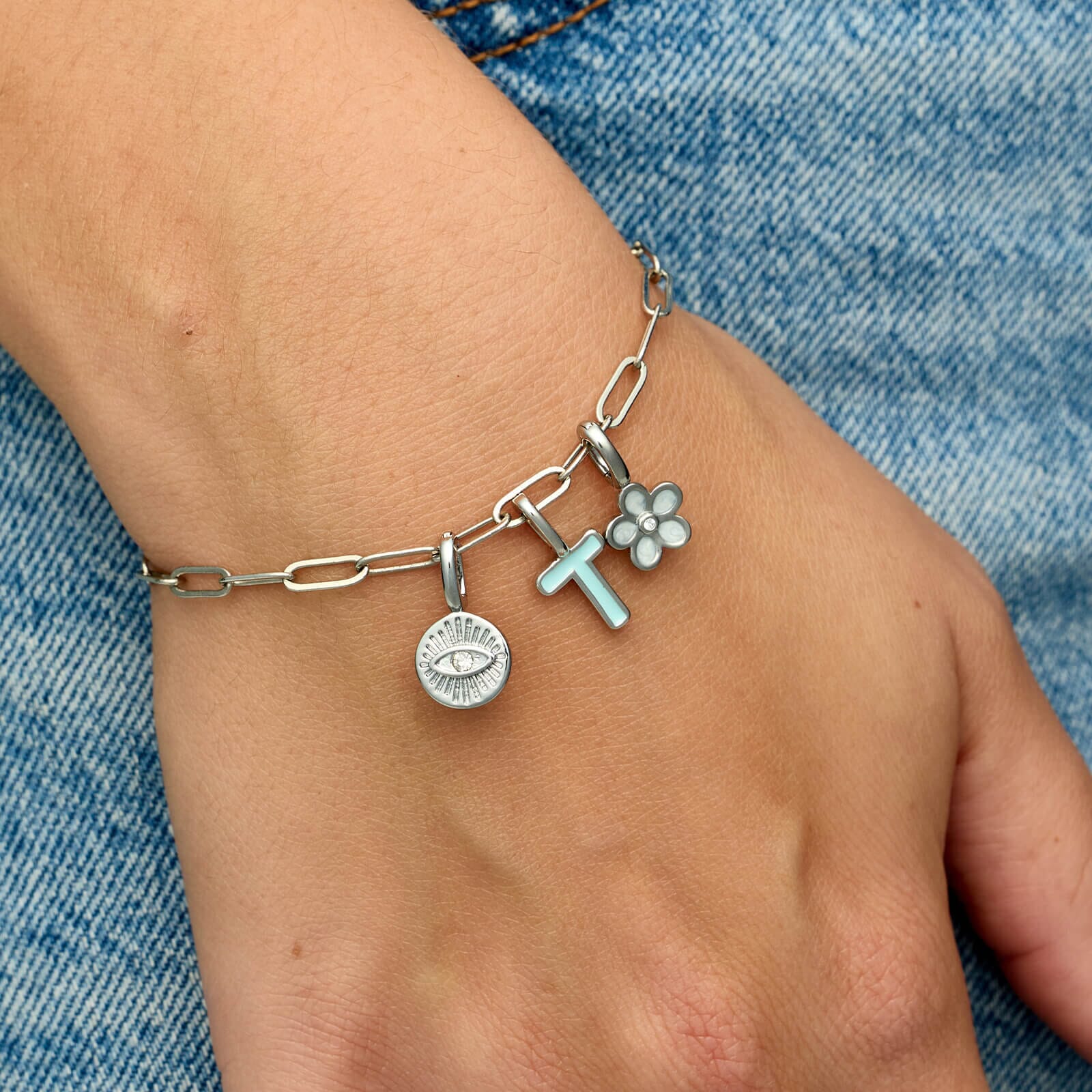 Harper Pearl Plumeria Charm - Image 4