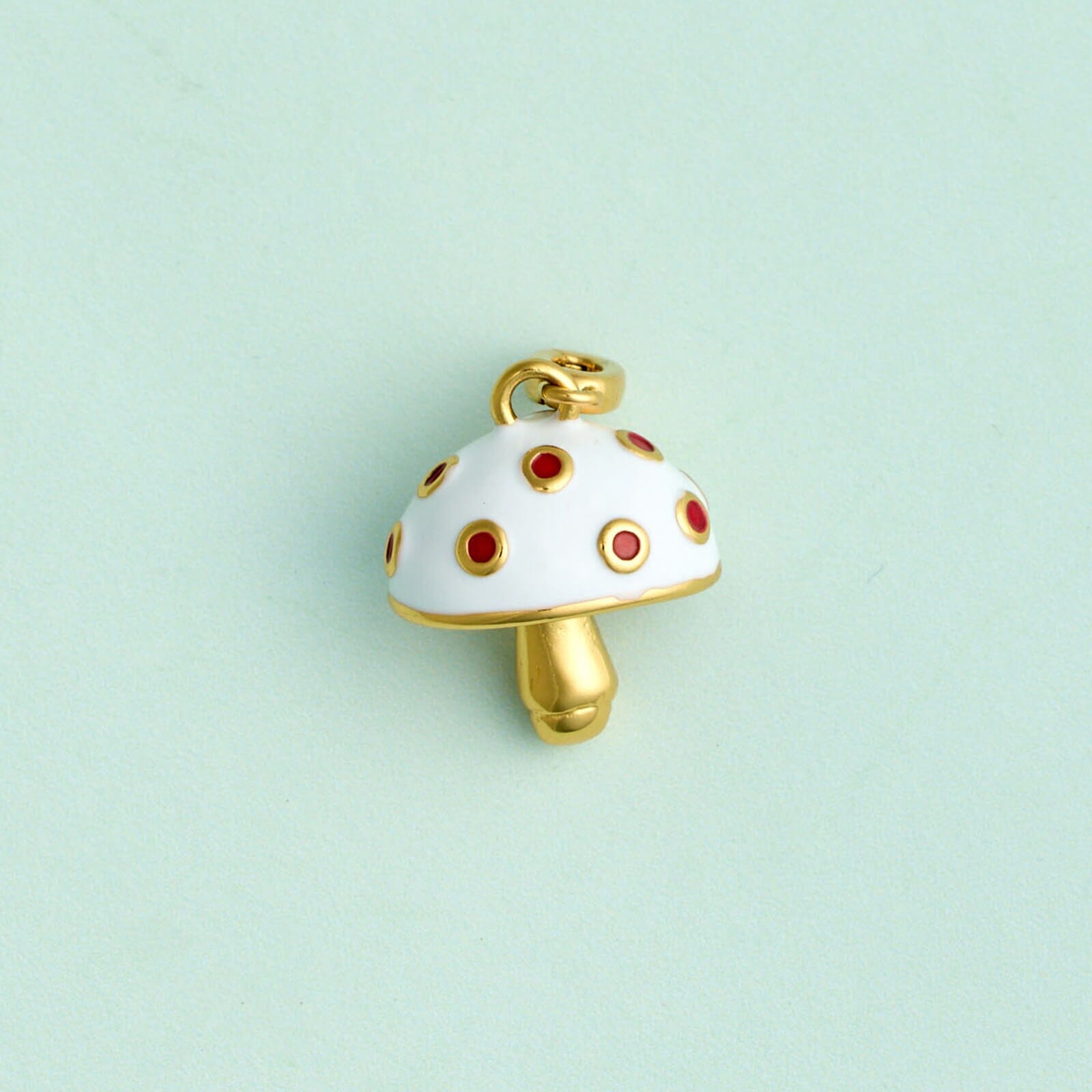 Harper Enamel Mushroom Statement Charm - Image 3