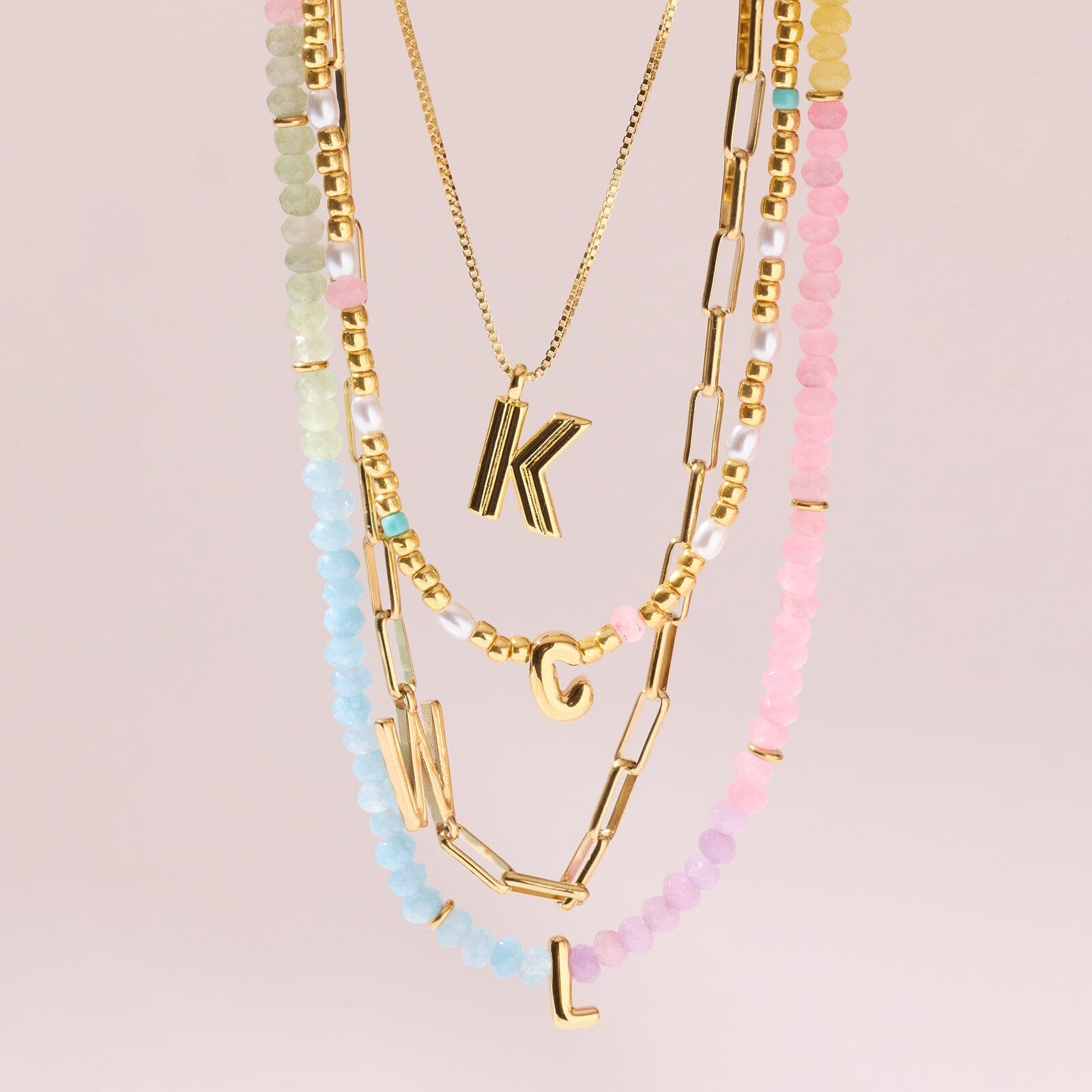 Initial Pendant Necklace - Image 9