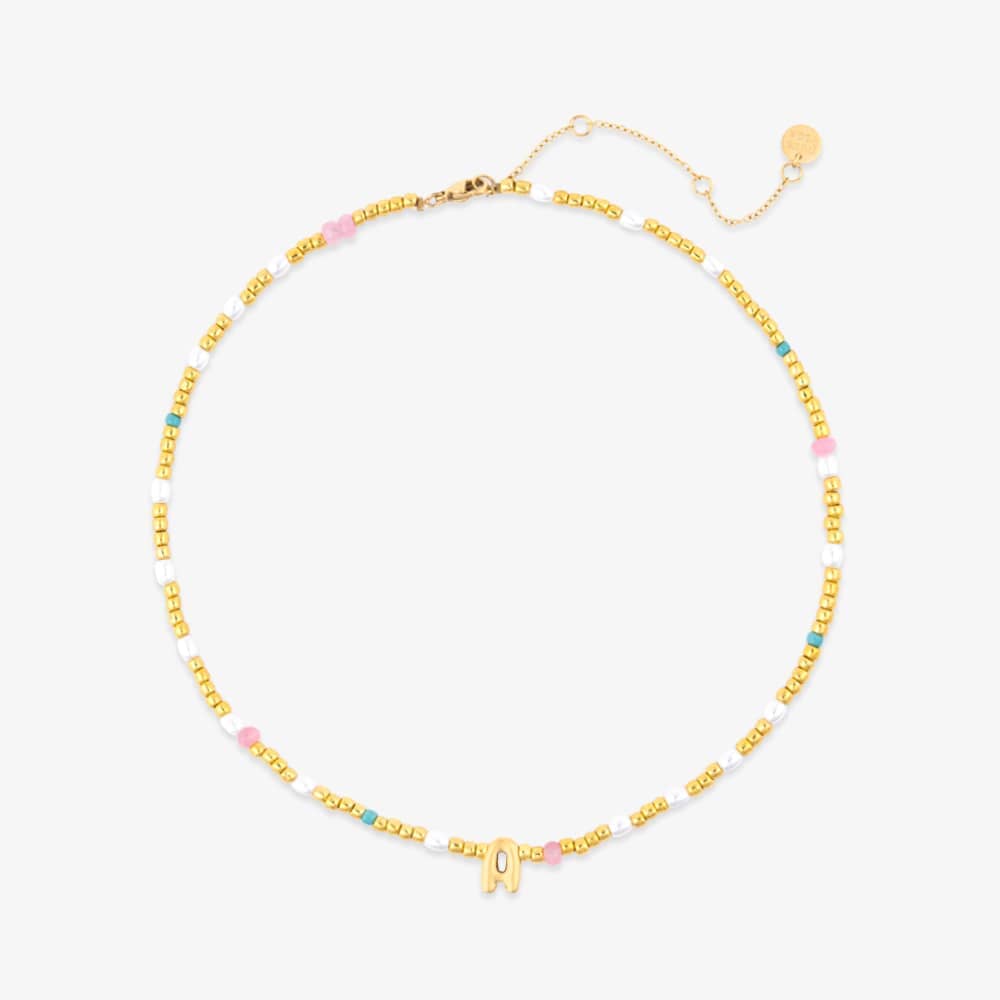 Initial Pearl & Seed Bead Choker - Image 19