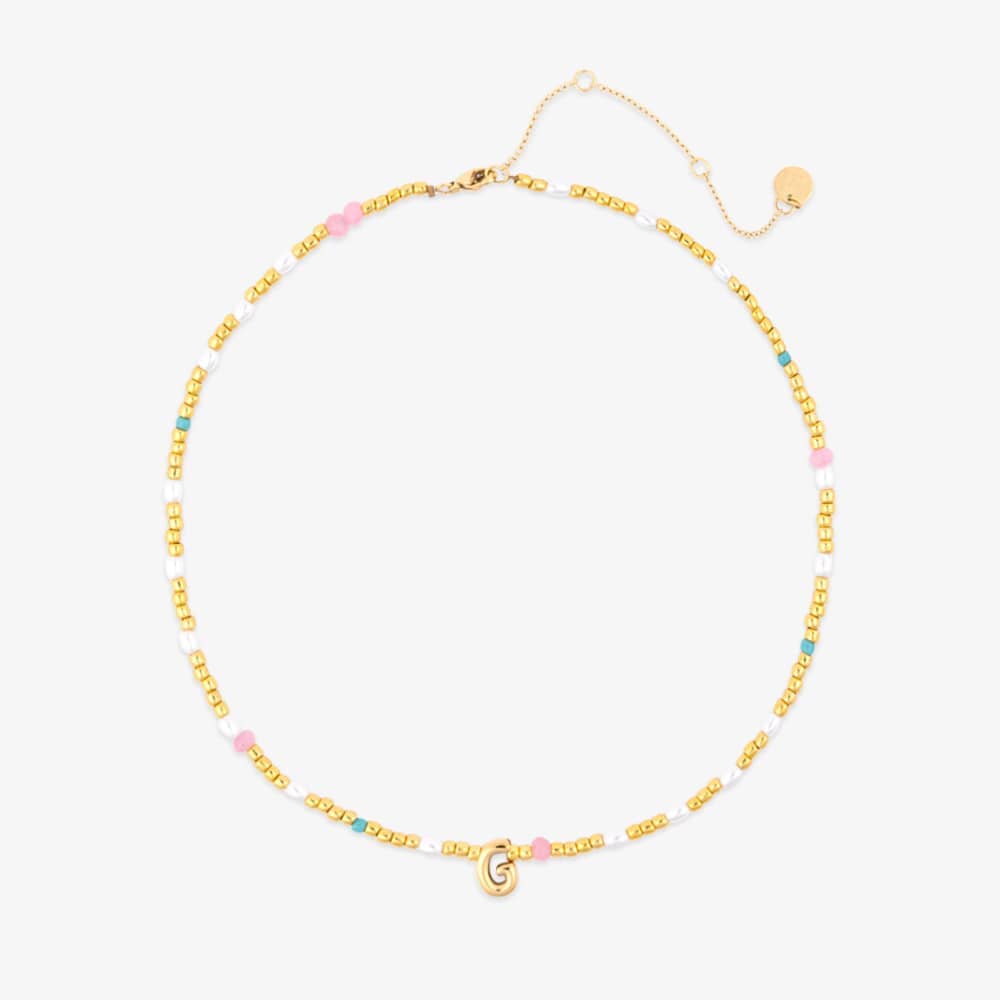 Initial Pearl & Seed Bead Choker - Image 22