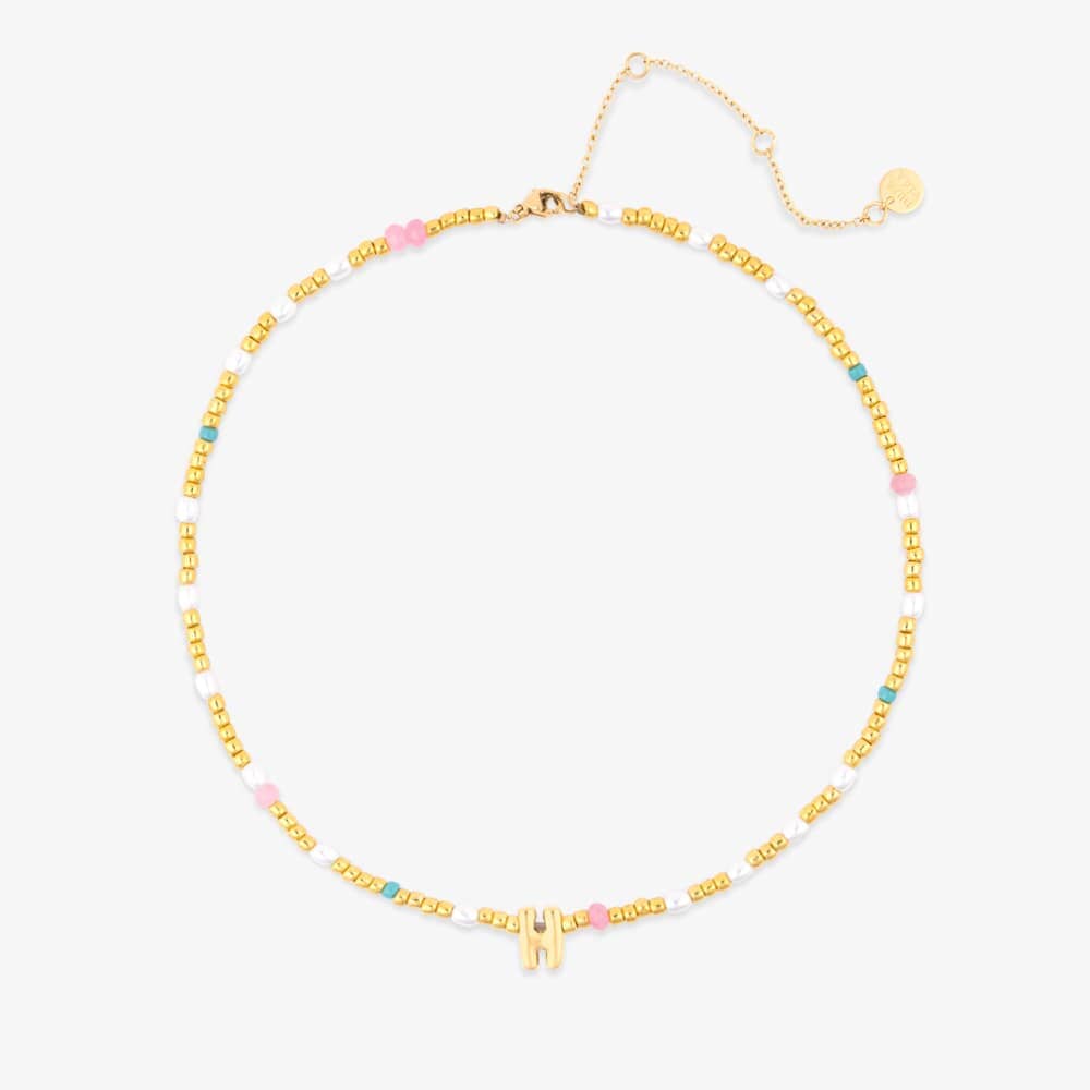 Initial Pearl & Seed Bead Choker - Image 23
