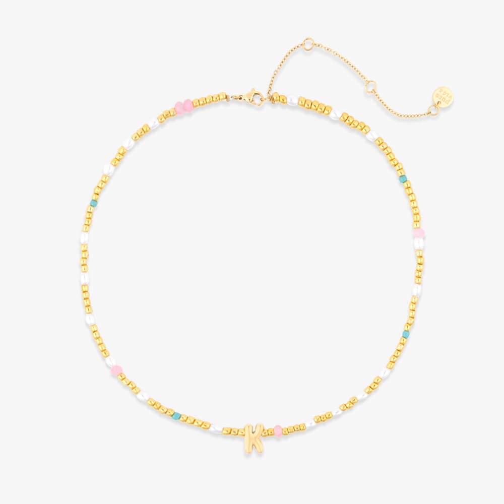 Initial Pearl & Seed Bead Choker - Image 11