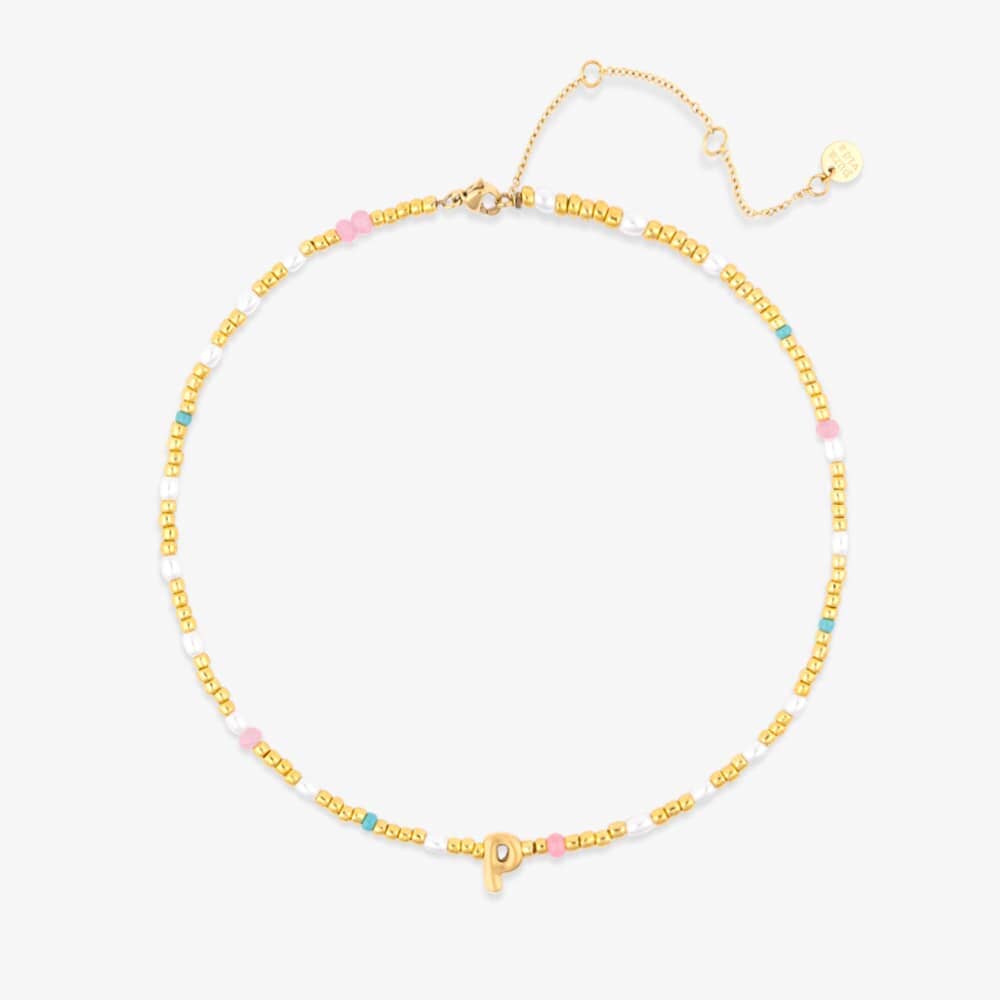 Initial Pearl & Seed Bead Choker - Image 15