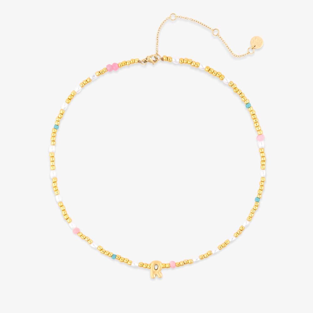Initial Pearl & Seed Bead Choker - Image 16