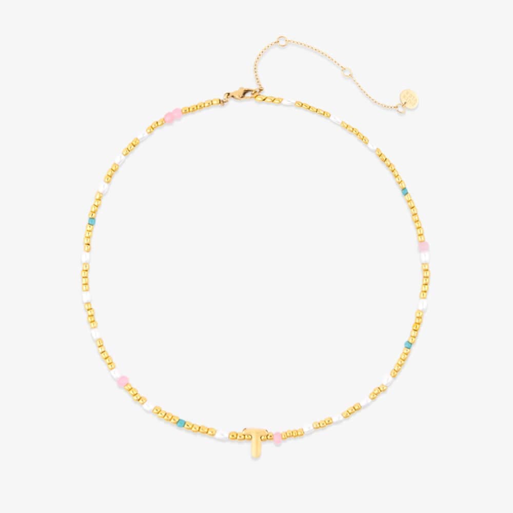 Initial Pearl & Seed Bead Choker - Image 18