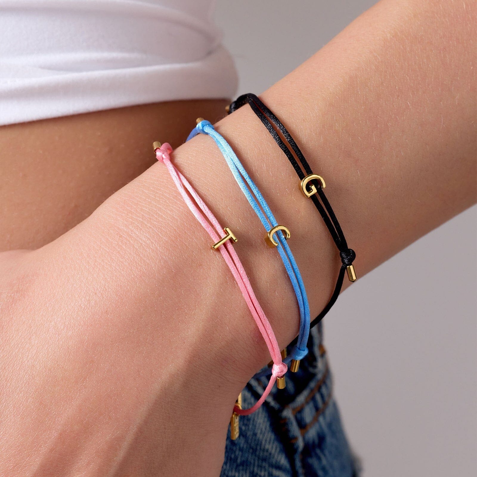 Initial Charm Bracelet - Image 2