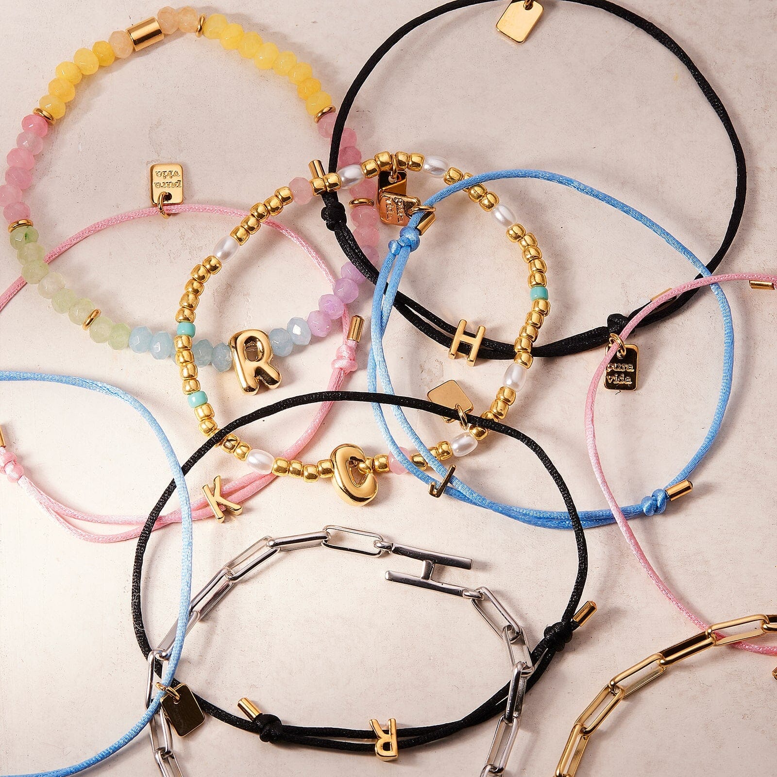 Initial Charm Bracelet - Image 5