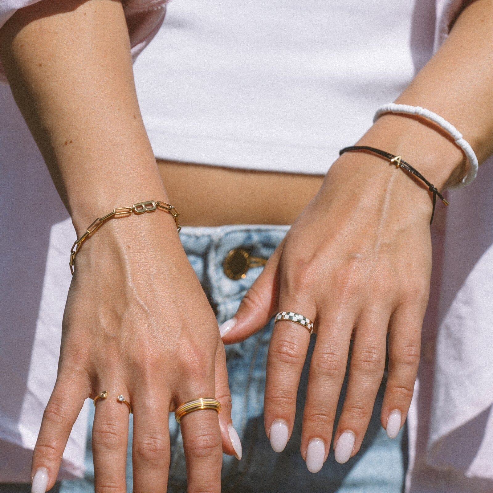 Initial Charm Bracelet - Image 3