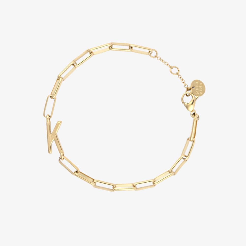 Initial Paperclip Chain Bracelet - Image 25